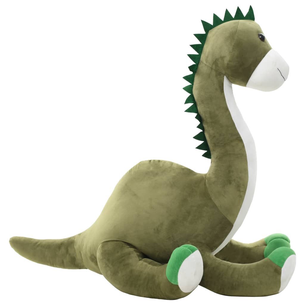 Greifspielzeug Dino Kuscheltier Brontosaurus Plüsch Grün