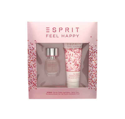 Esprit Eau de Toilette Esprit Feel Happy Women Set 15ml EDT Eau De Toilette + 75ml SG