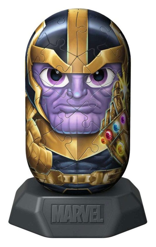 Ravensburger Puzzle Marvel Hylkies 3D Puzzle Thanos (55 Teile), Puzzleteile