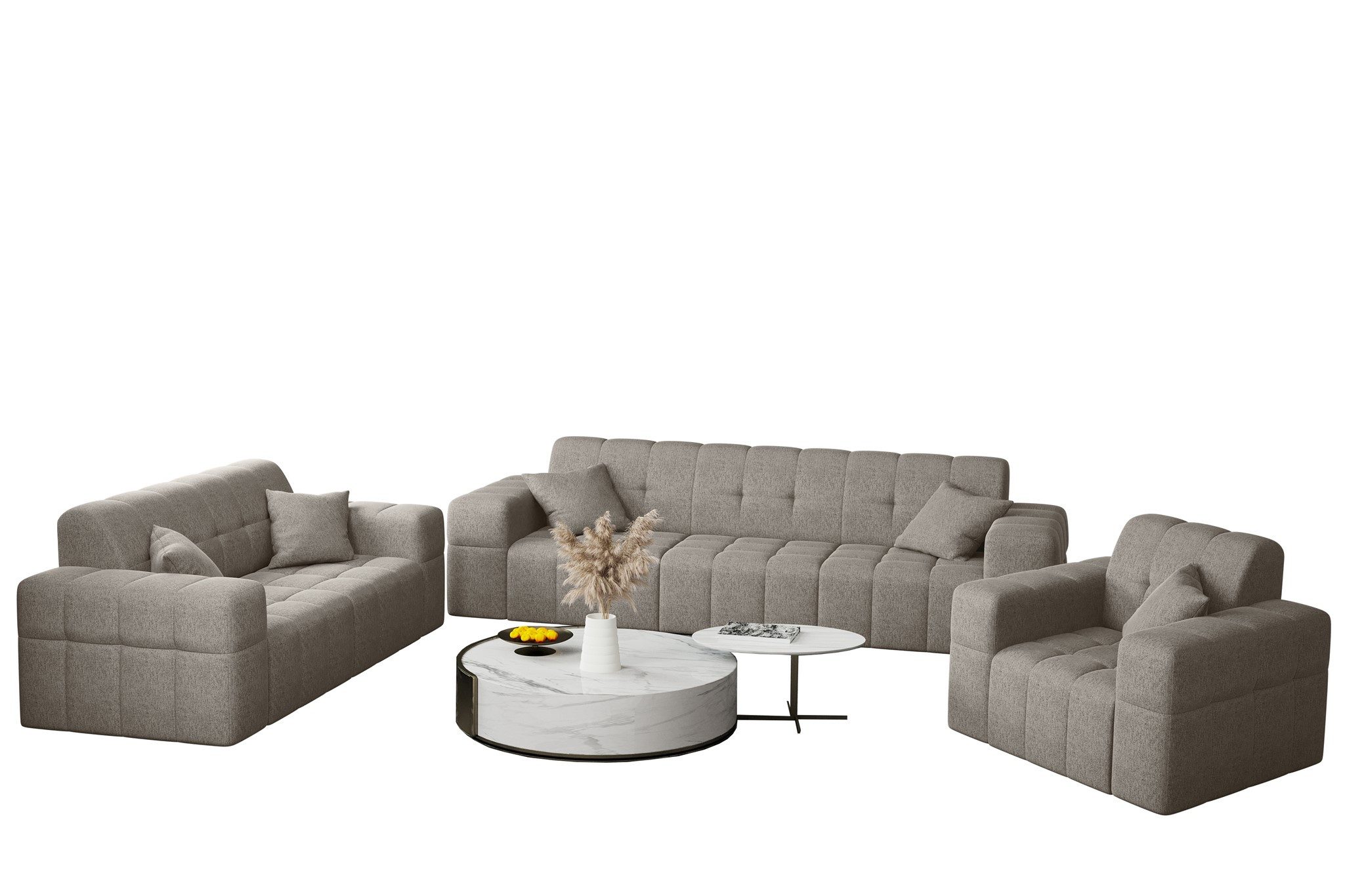 Fun Möbel Polstergarnitur Sofaset Designersofa NANCY günstig online kaufen
