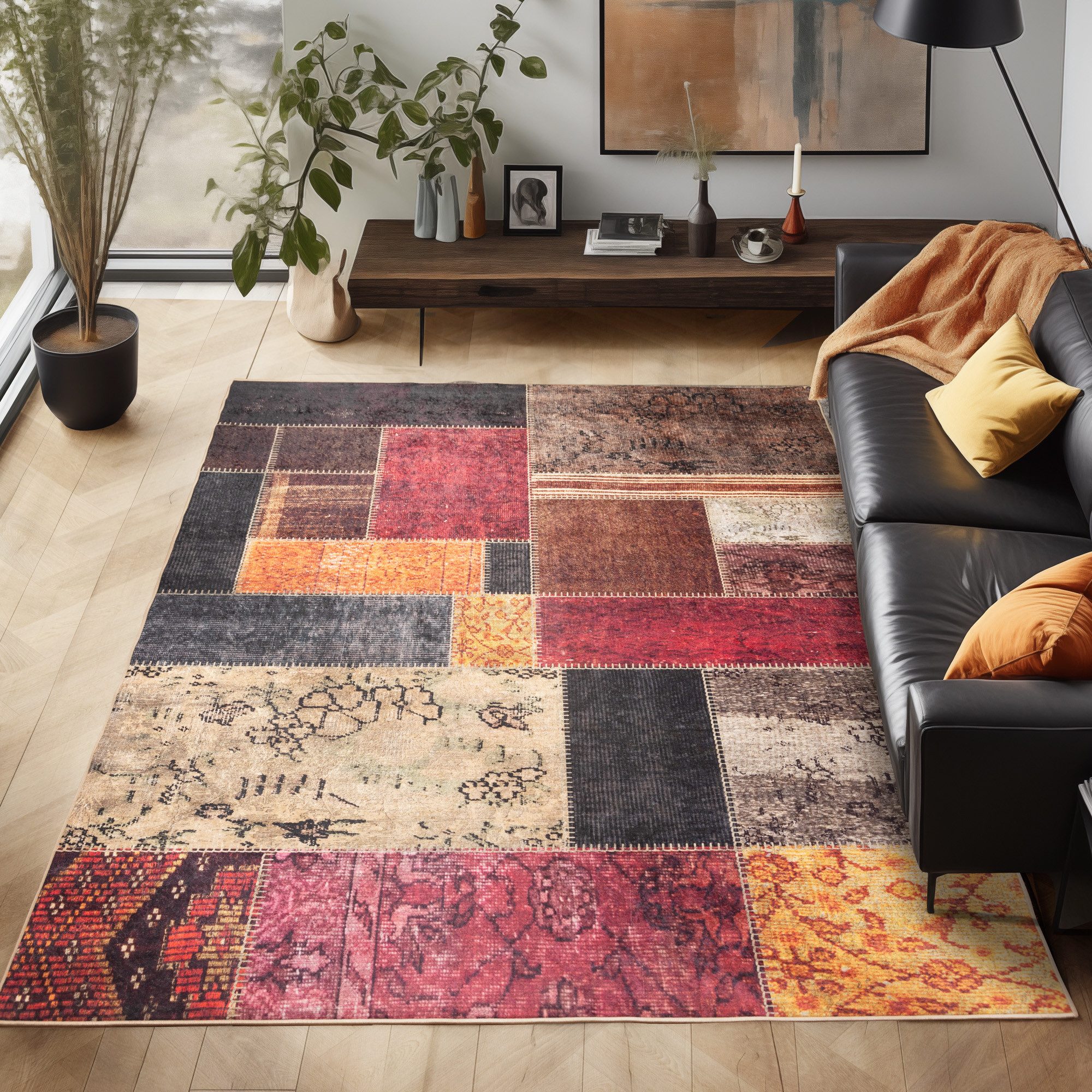 Carpettex Designteppich Patchwork Design, Läufer, Höhe: günstig online kaufen