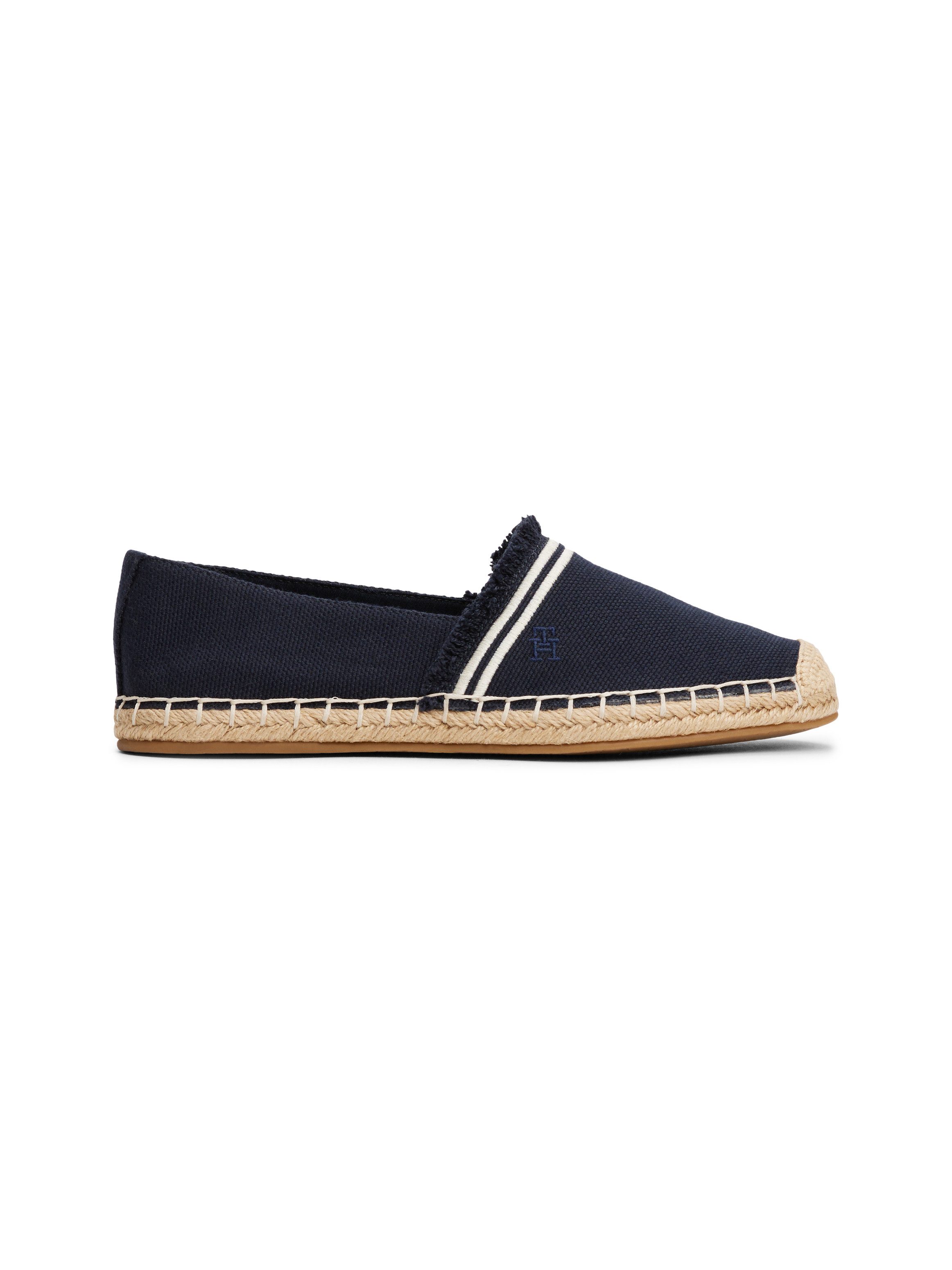 Tommy Hilfiger FRINGE CANVAS CLOSED ESPADRILLE Espadrille, Halbschuh, Schlu günstig online kaufen