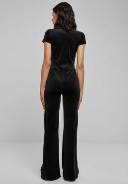 URBAN CLASSICS Jumpsuit Urban Classics Damen Ladies Velvet Jumpsuit (1-tlg)