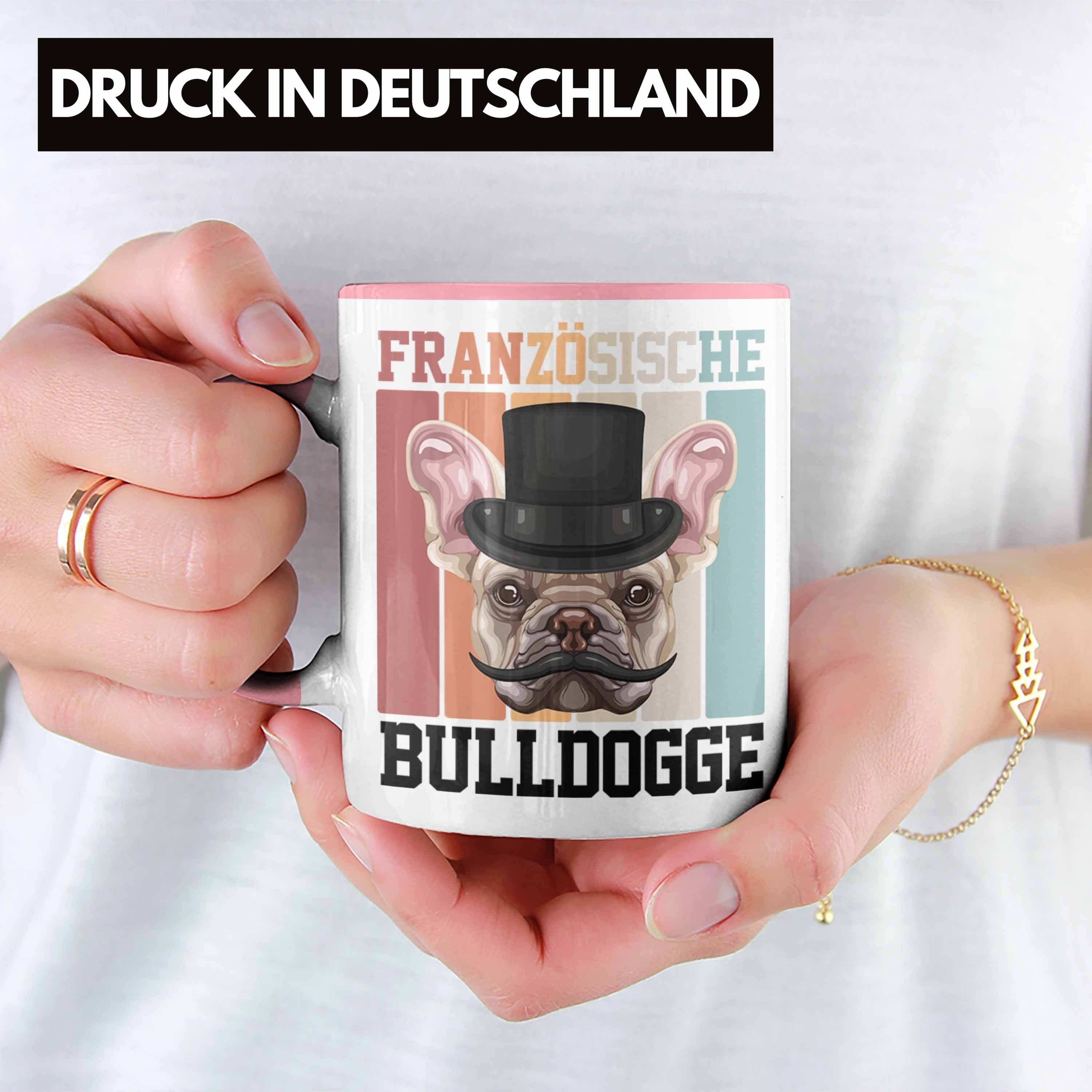 Tasse Französische Rosa Trendation Tasse Geschen Spruch Geschenk Lustiger Bulldogge Besitzer