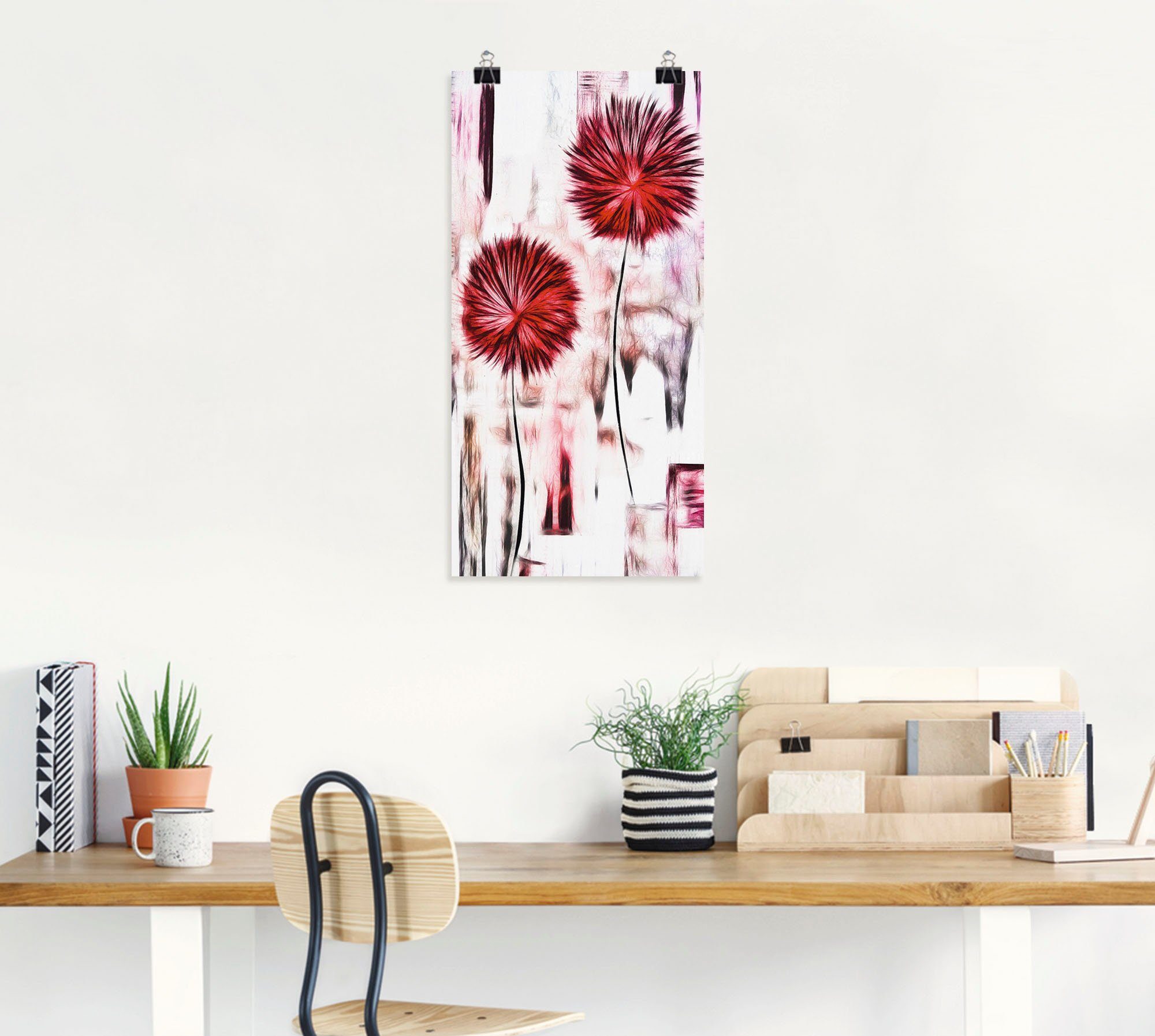 Artland Wandbild Blumen, Blumen (1 St), als Leinwandbild, Poster in verschied. Größen