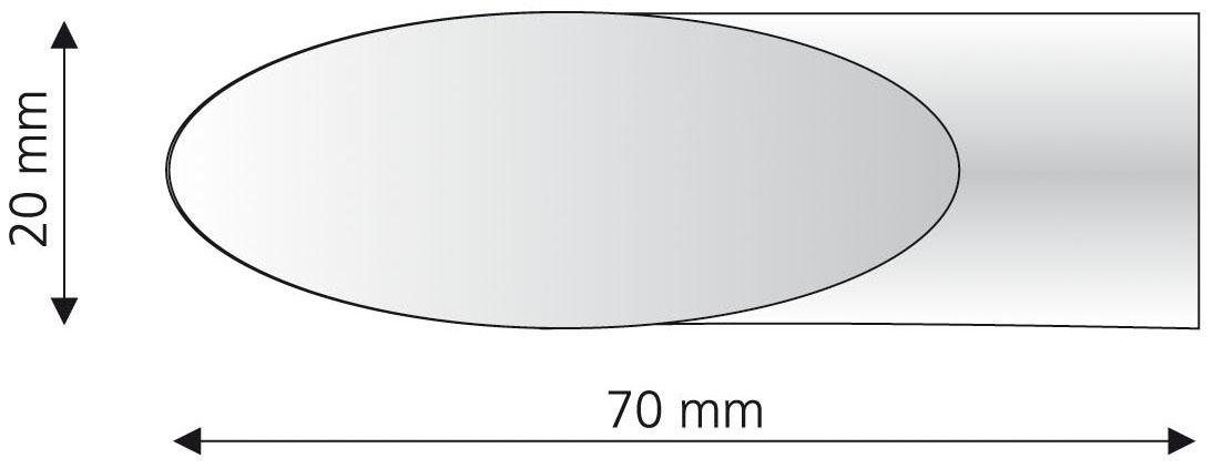 Gardinenstangen-Endstück Cut, Liedeco, Gardinen, (Set, Gardinenstangen Ø 16 für goldfarben/matt 2-St), mm