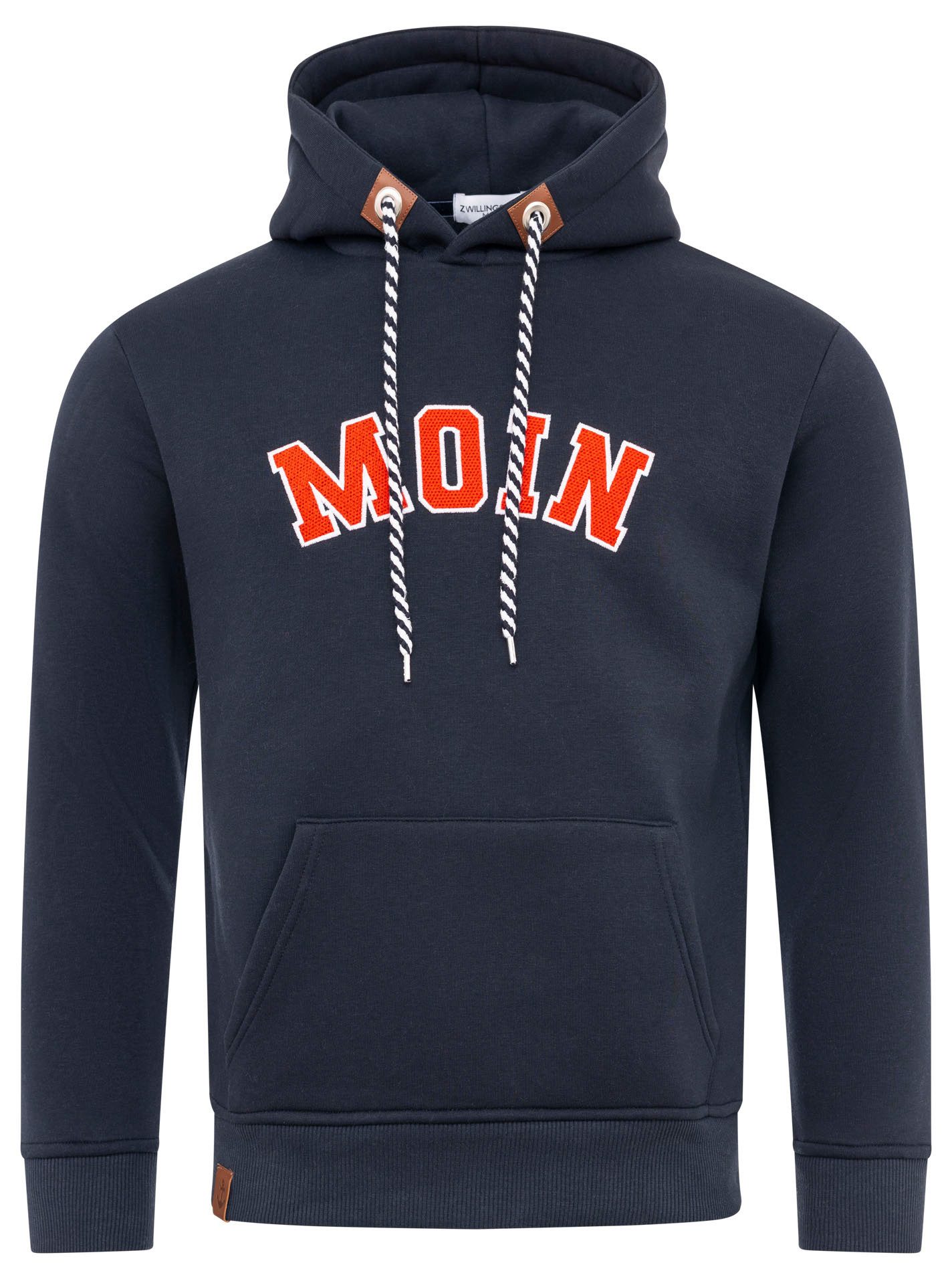 Zwillingsherz Hoodie "MOIN Classic" Kapuze mit Kordelzug, Tasche vorn, Stic günstig online kaufen