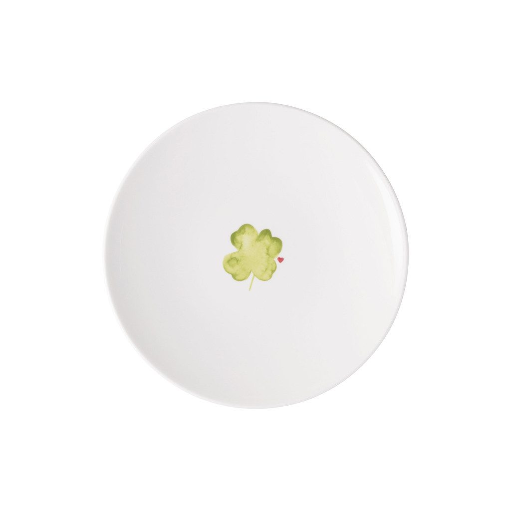 like. by Villeroy & Boch Frühstücksteller With Love Frühstücksteller Good Luck 21 cm ø, (1 St), Premium Porcelain, mikrow.- & spülm.sicher, Made in Germany