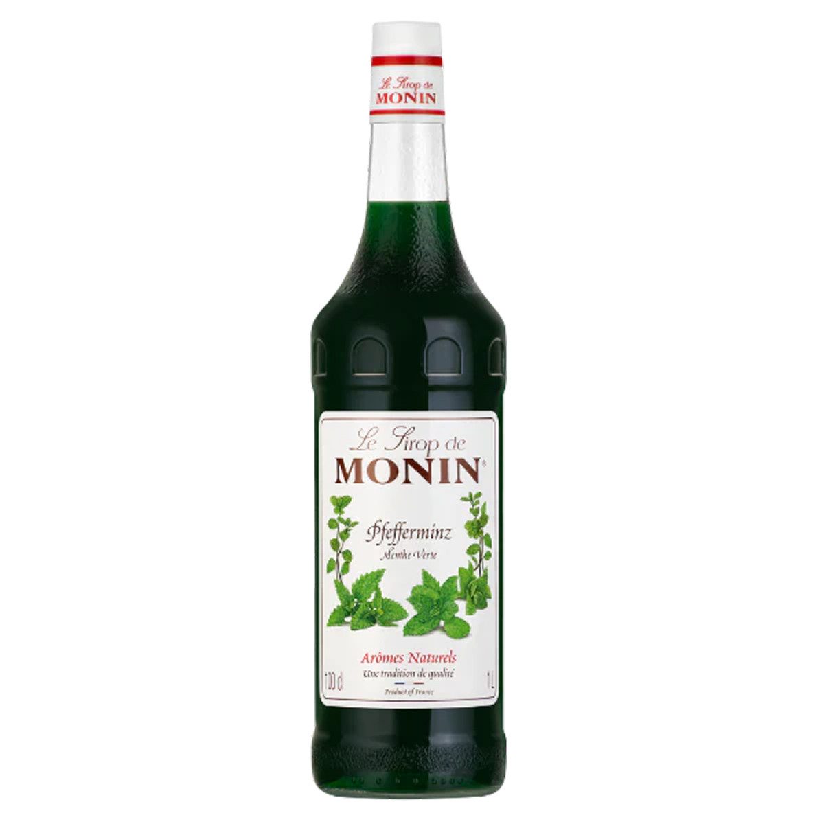 MONIN Getränke-Sirup, Monin Pfefferminz Sirup intensiver erfrischender Geschmack 1000ml