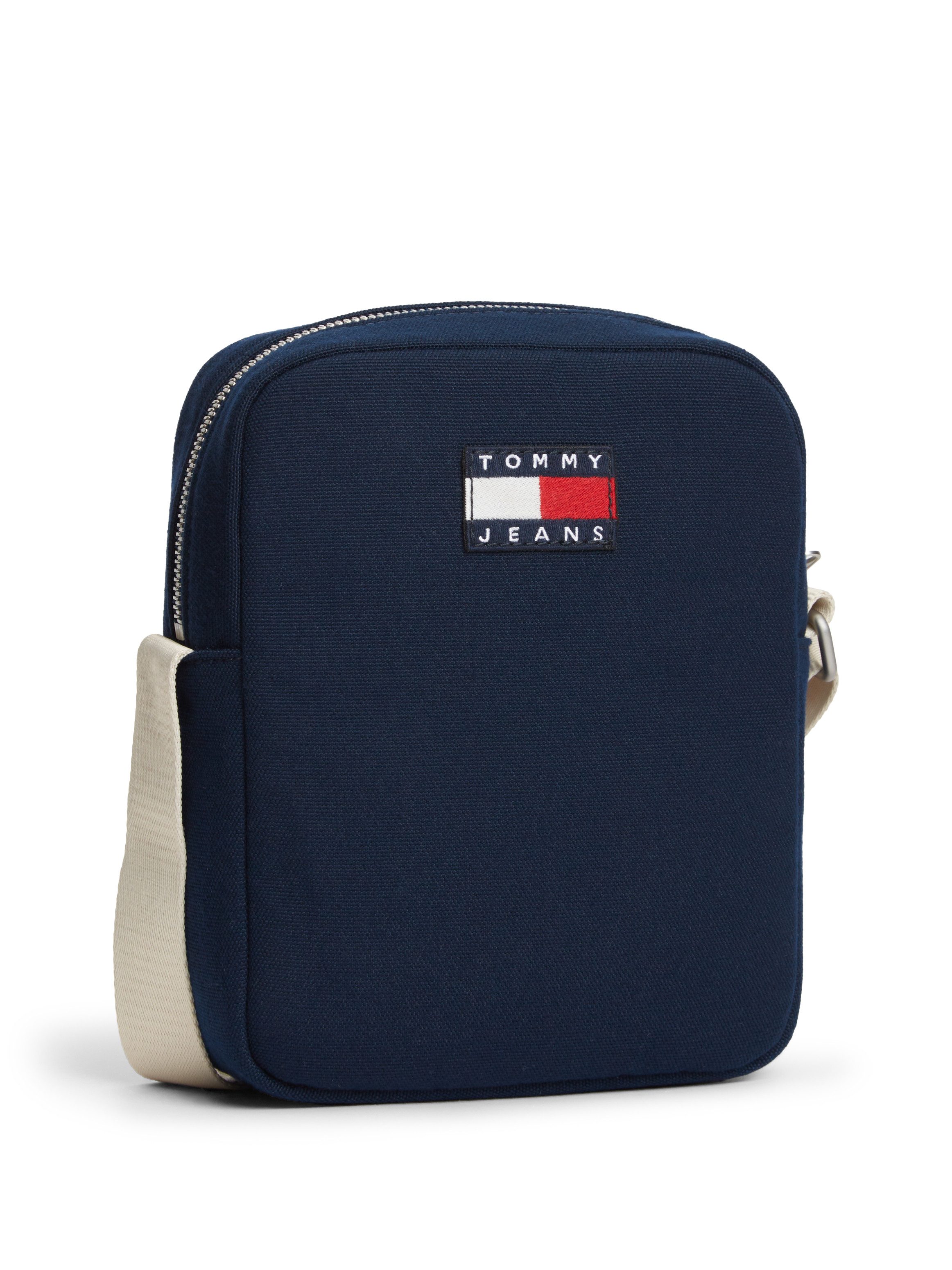 Tommy Jeans Umhängetasche TJM BOLD VARSITY REPORTER, Unisex Schultertasche, Mini-Bag, Cross-Body Bag mit Logoschriftzug