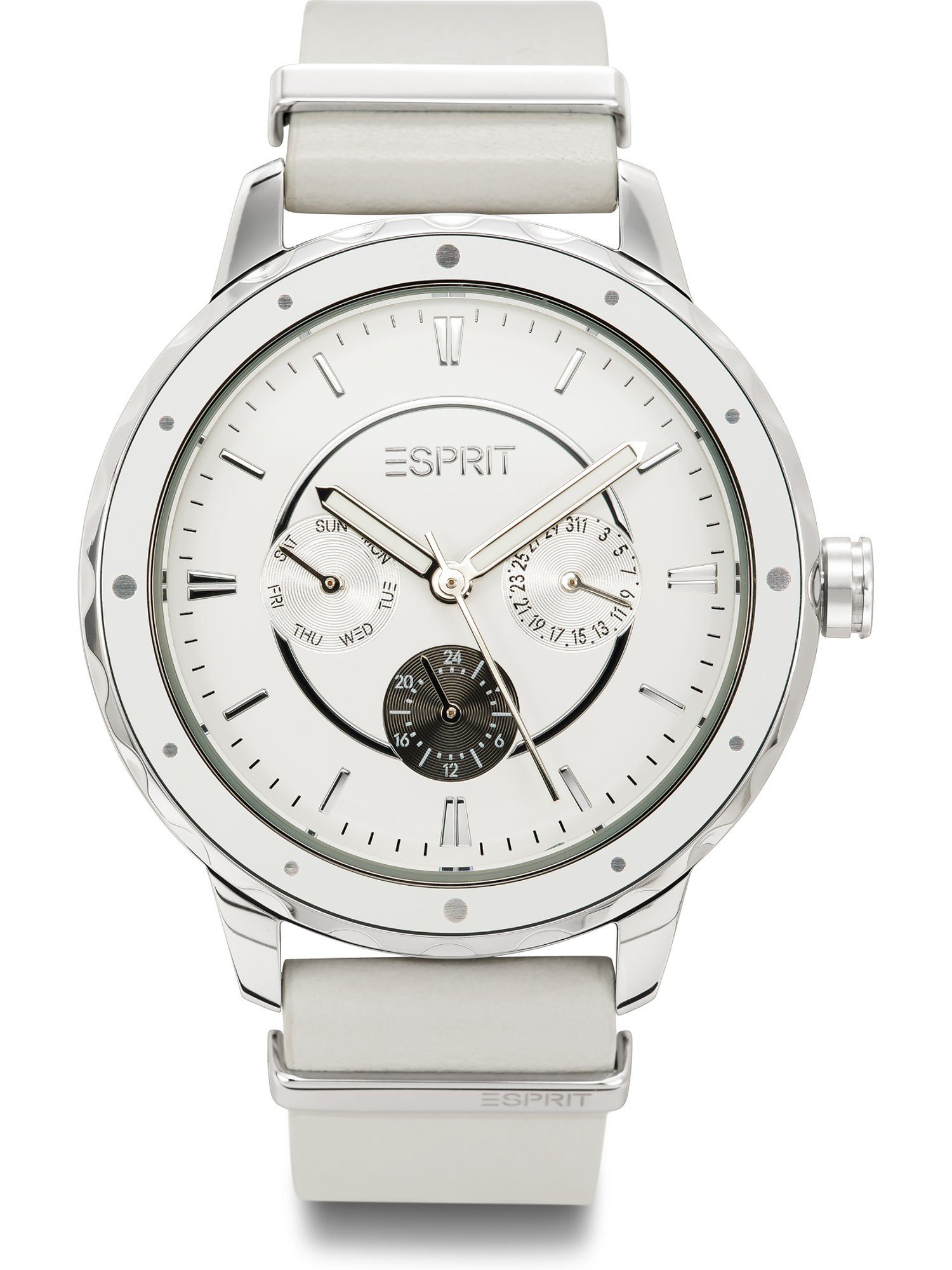 Esprit Quarzuhr ESPRIT Damen-Uhren Analog Quarz, Klassikuhr grau