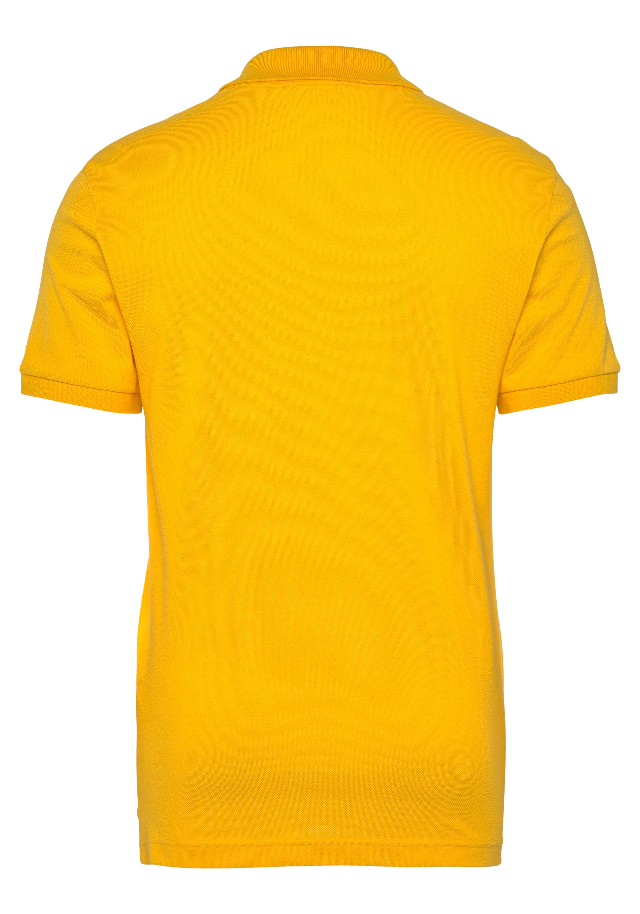 (1-tlg) Logostickerei Poloshirt gelb Lacoste mit