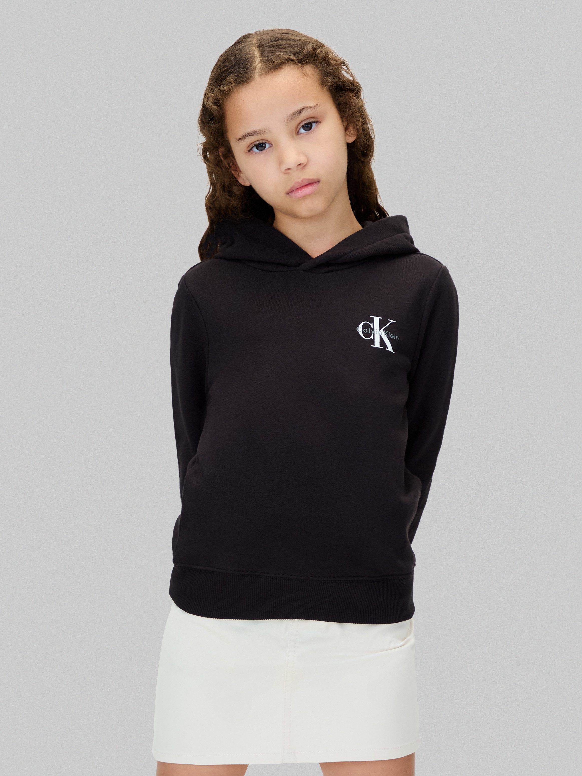 Calvin Klein Jeans Sweatshirt SMALL MONOGRAM HOODIE für Kinder bis 16 Jahre, mit Kapuze