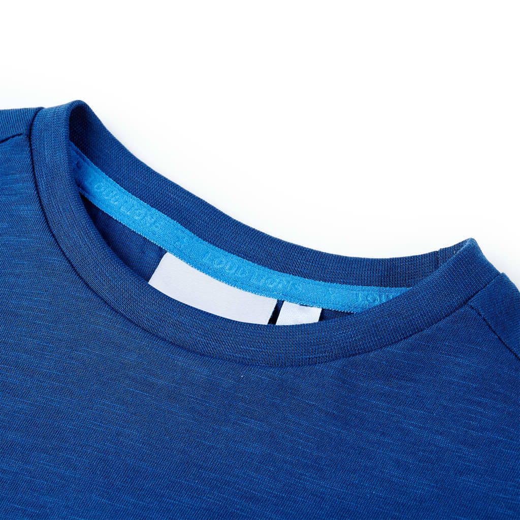 T-Shirt Kinder-T-Shirt Dunkelblau 128