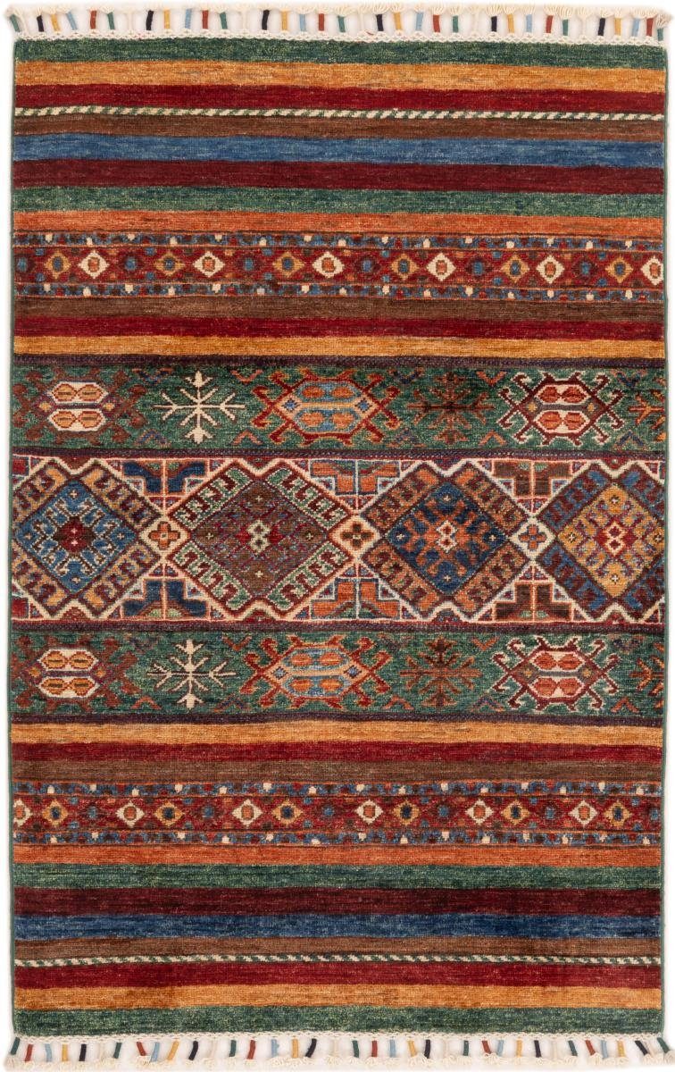 Orientteppich Arijana Shaal 84x129 Handgeknüpfter Orientteppich, Nain Trading, rechteckig, Höhe: 5 mm