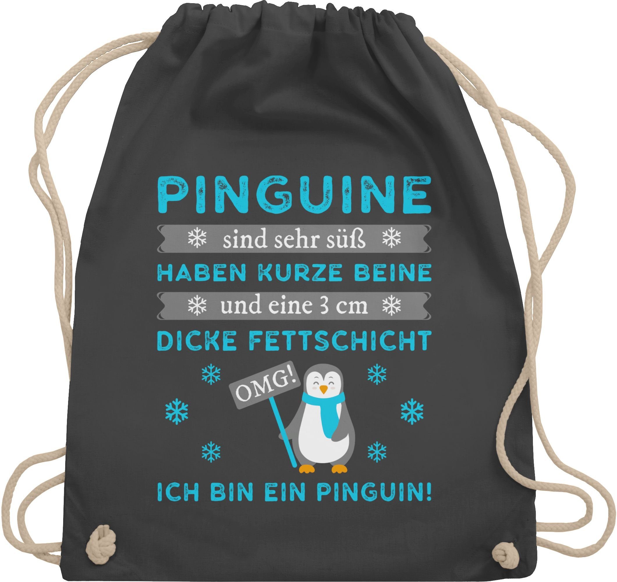 Shirtracer Turnbeutel »Omg! Ich bin ein Pinguin! Sprüche Statement