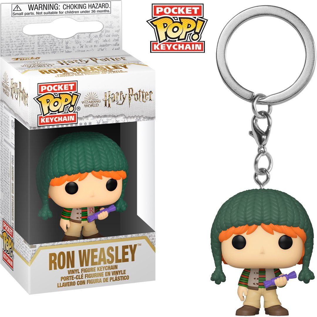 Funko Schlüsselanhänger Harry Potter - Ron Weasley (Holiday) Pocket Pop!