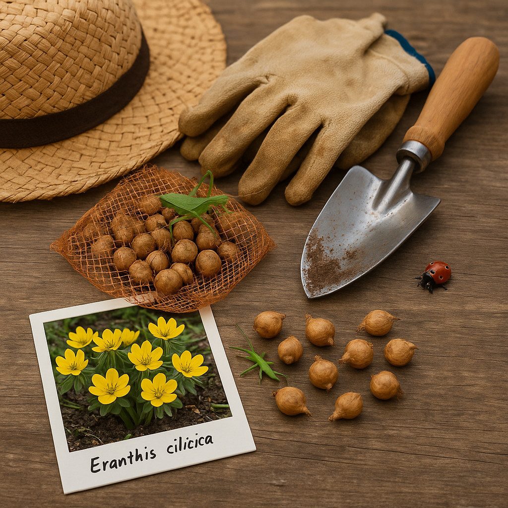 Exotenherz Blumenzwiebeln Exotenherz Blumenzwiebeln - Winterling Eranthis Cilicica (25 Stück), (25-St)