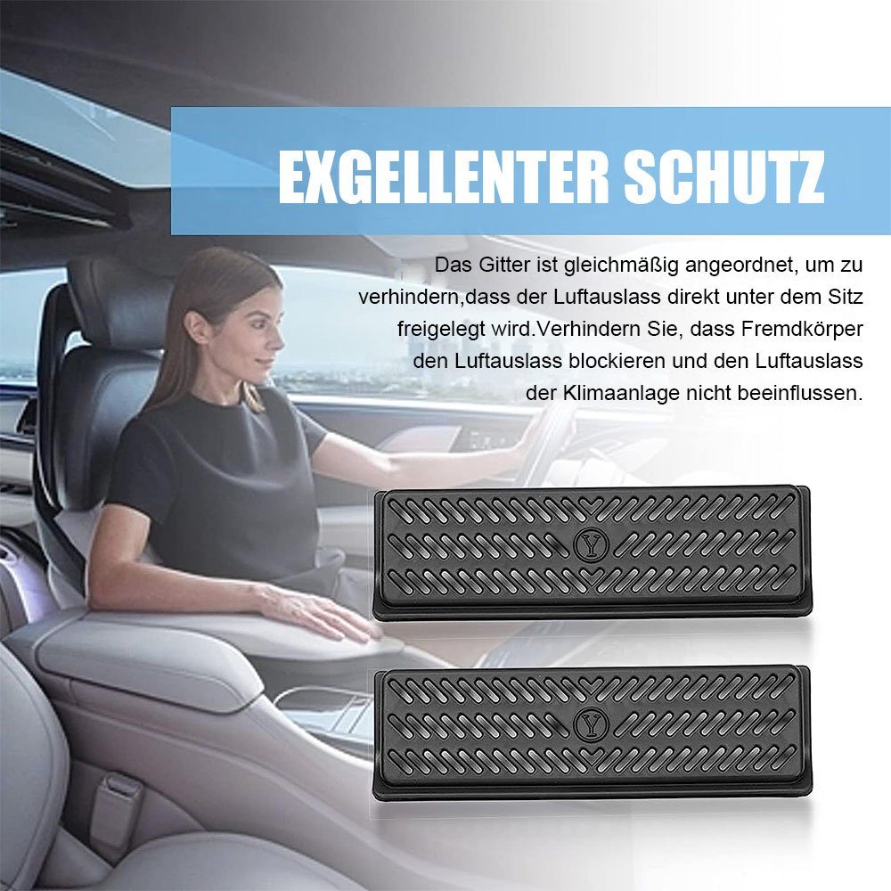 TUABUR Schutzfolie 4PCS Auto Aufkleber, Carbon Folie, Kratzschutz