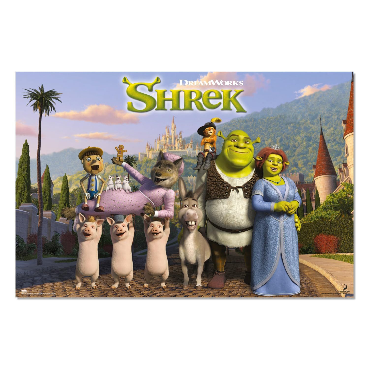 Poster Shrek - Gruppenbild - Poster 61x91,5 cm