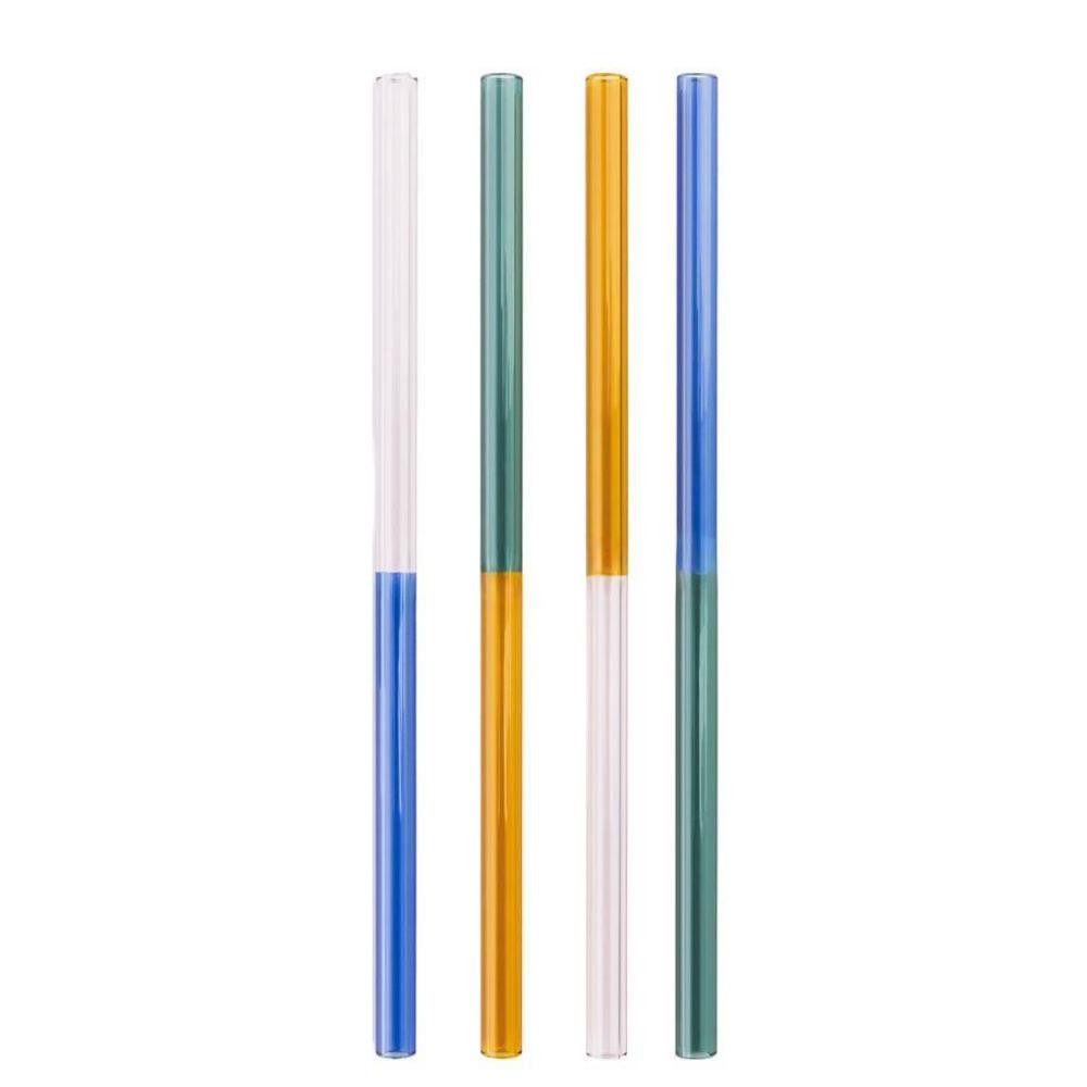 Tranquillo Trinkhalme RAIINBOW - Glasstrohhalme von Tranquillo