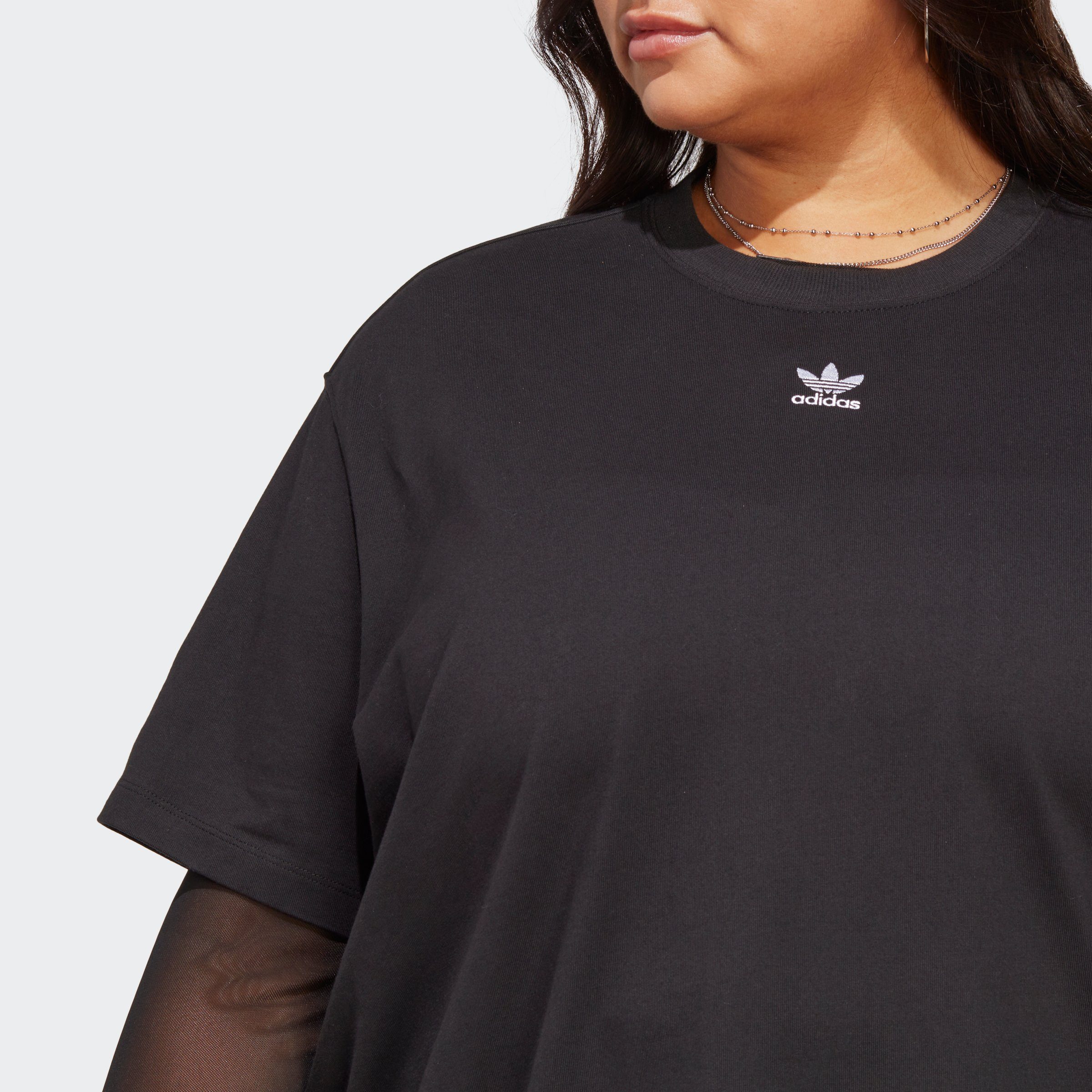 adidas Originals T-Shirt ADICOLOR GRÖSSEN Black – ESSENTIALS GROSSE