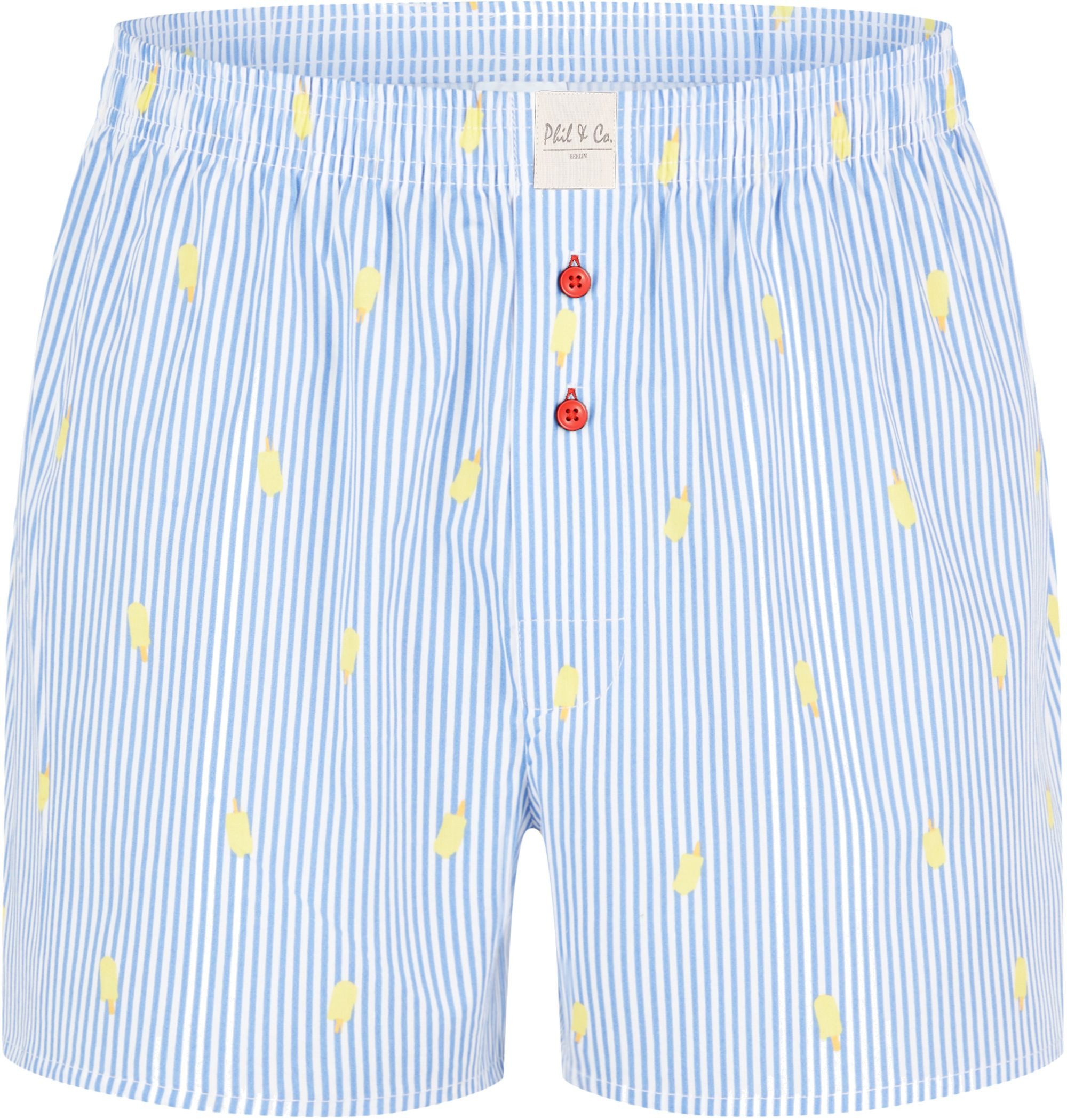 Phil & Co. Boxershorts 6 Phil & Co. Berlin Webboxer Herren american Boxer B günstig online kaufen