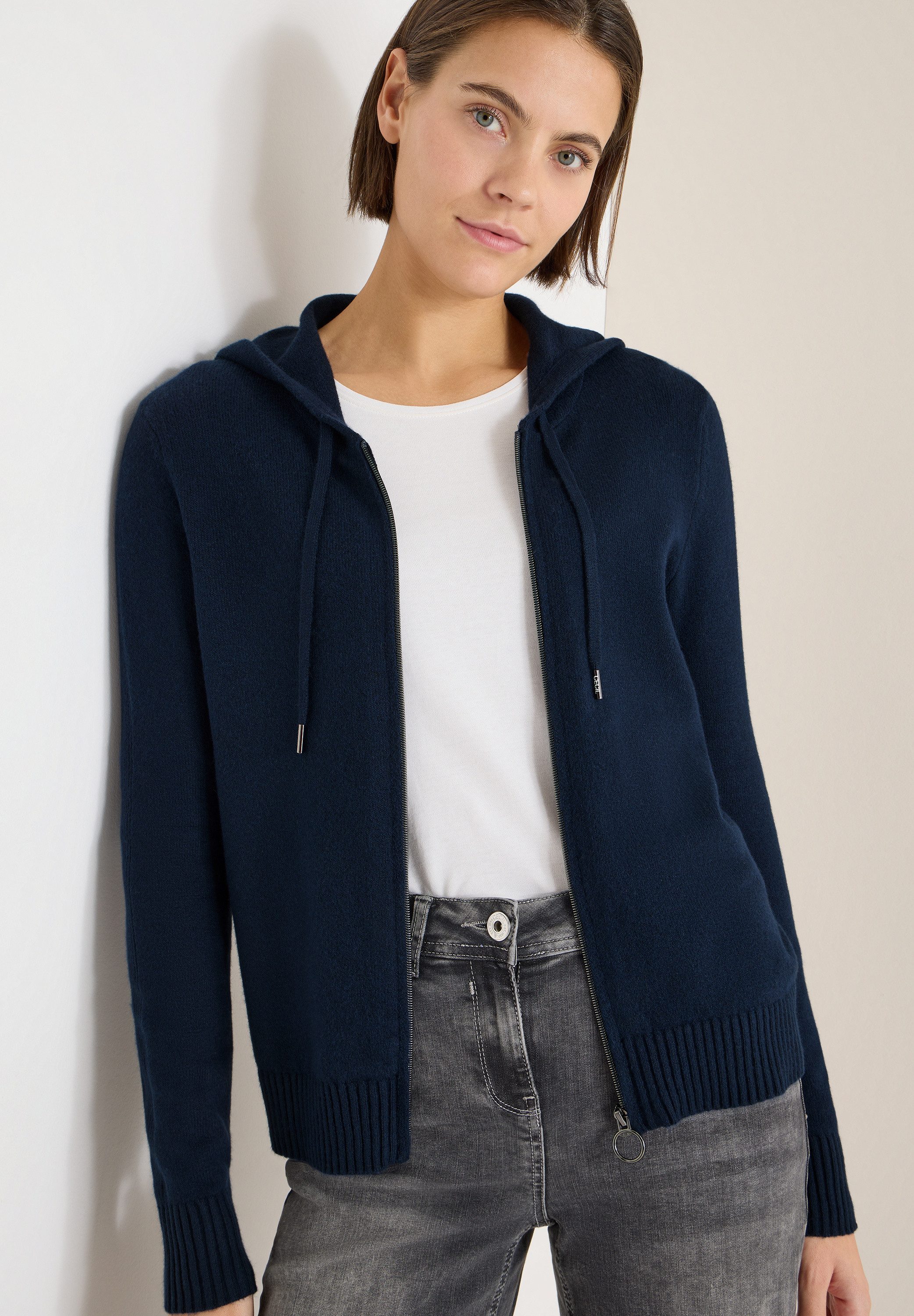 CECIL Cardigan aus Baumwolle mit Stretchanteil günstig online kaufen