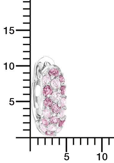 Prinzessin Lillifee Paar Creolen, mit Zirkonia (synth)