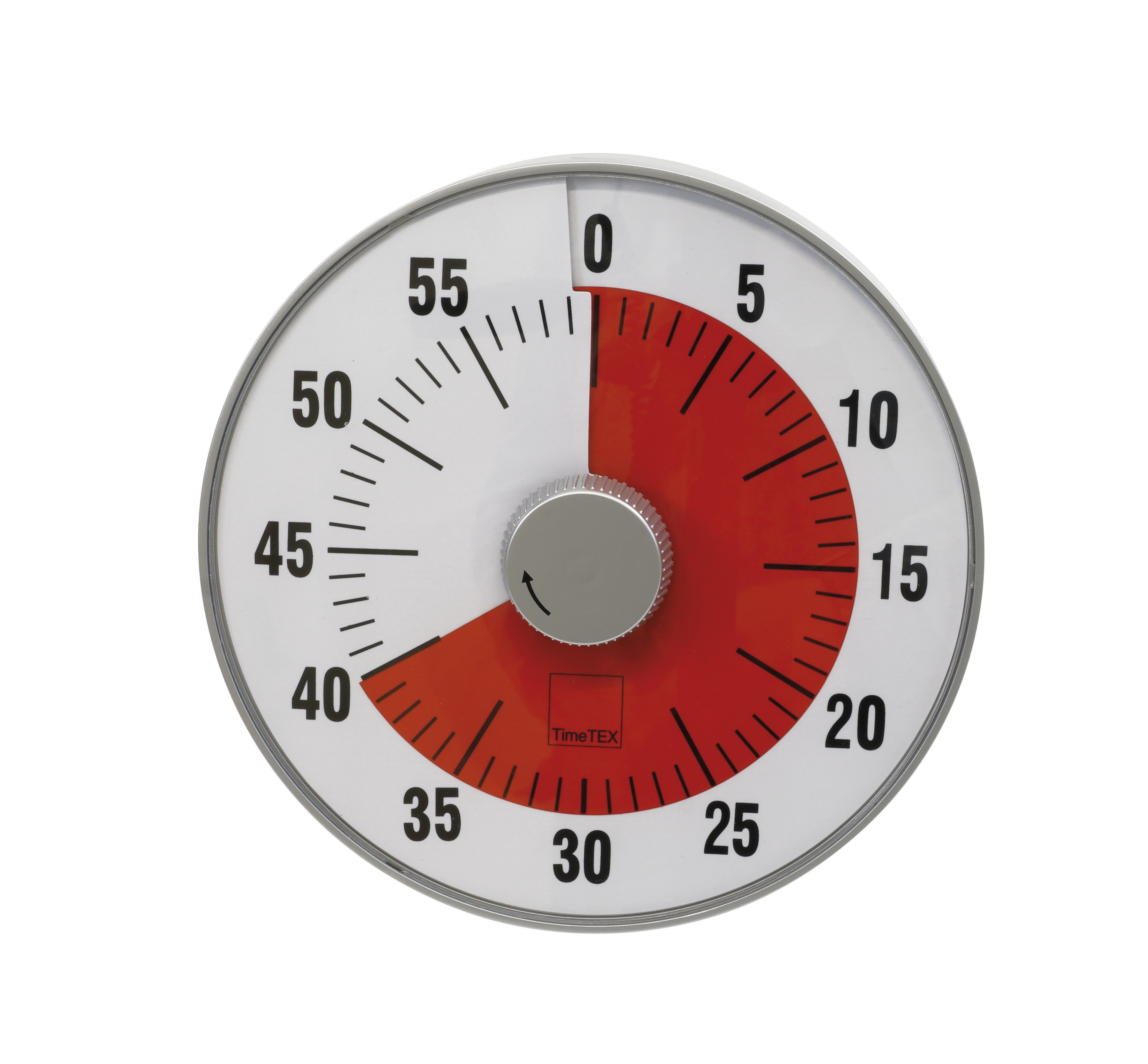 TimeTEX Eieruhr Zeitdauer-Uhr "lautlos" - Visueller Countdown Timer