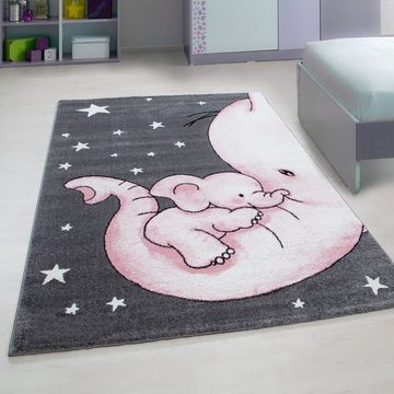 Kinderteppich Kinder Teppich Kikki Pink, Teppich Boss, Läufer, Höhe: 11 mm