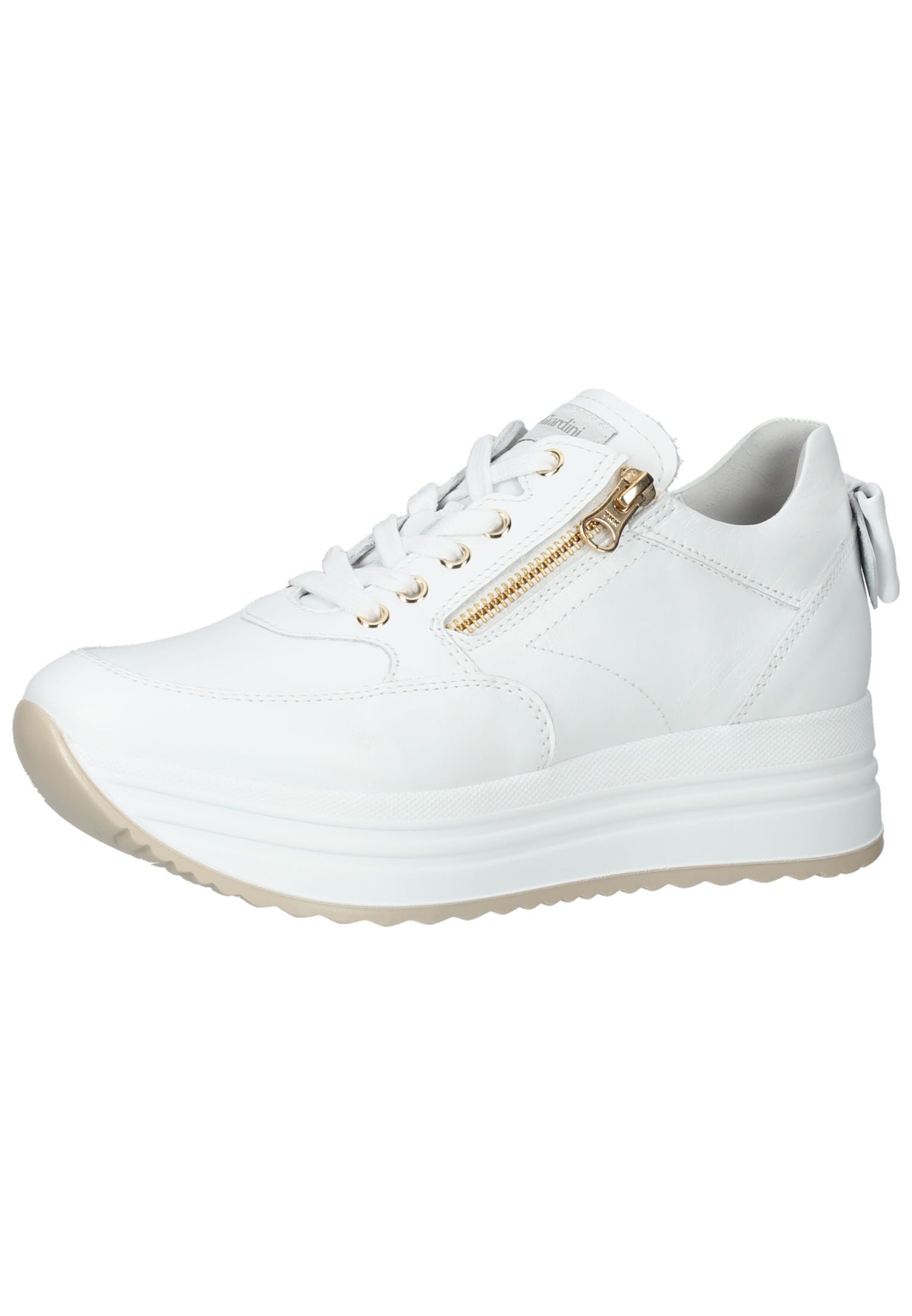 Sneaker Leder Plateausneaker