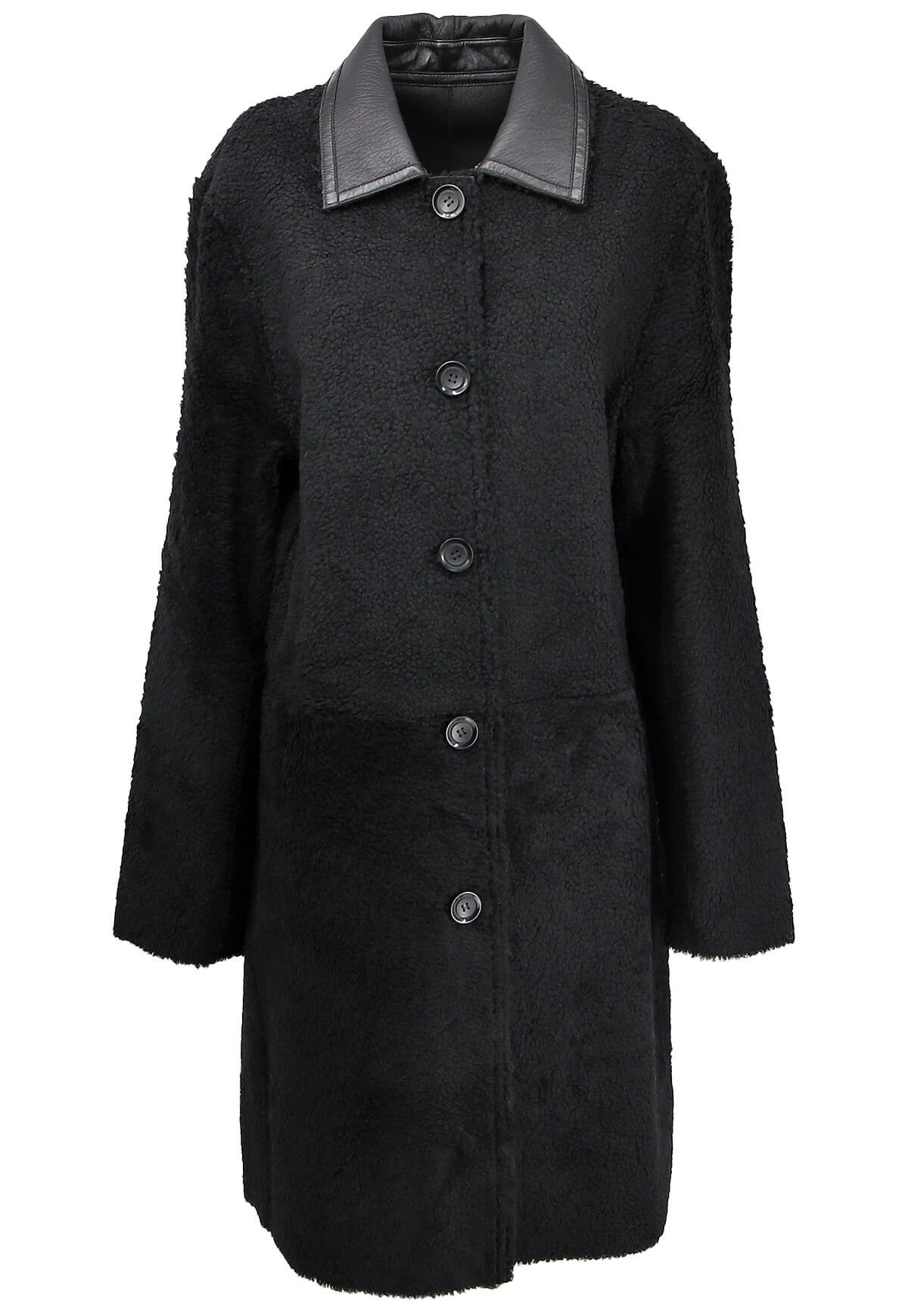 Hollert Wintermantel Lammfellmantel Merino zum Wenden günstig online kaufen