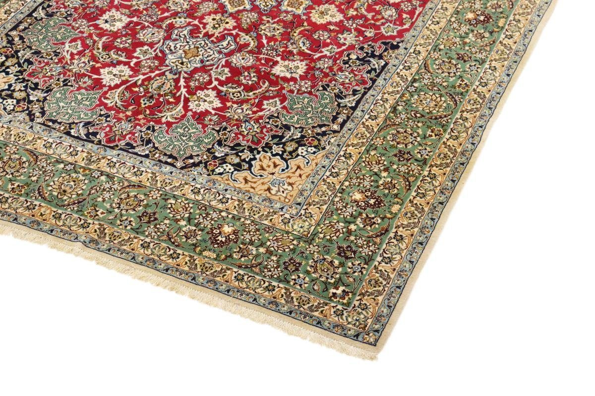 Orientteppich, 201x299 6 mm Handgeknüpfter Isfahan Trading, Seidenkette Nain Orientteppich rechteckig, Höhe: