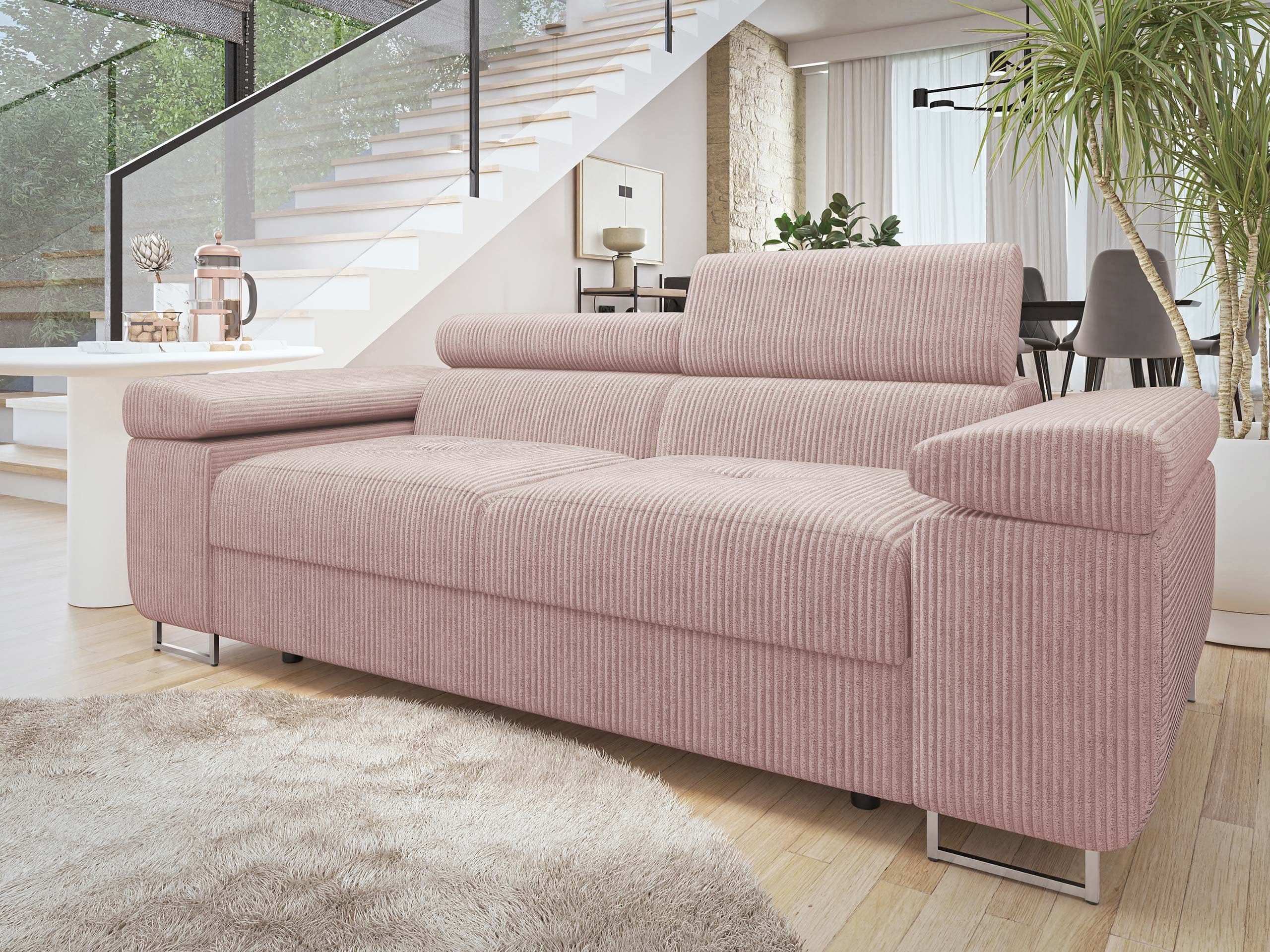 MIRJAN24 Sofa Torezio 2 Cord, Einstellbare Kopfstützen, 198x102x70-90 cm günstig online kaufen