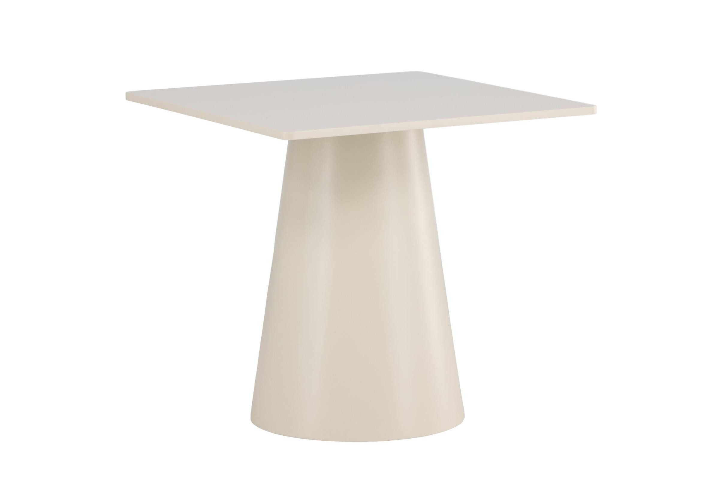 Venture Home Esstisch Lanzi Esstisch 80x80 cm beige. (1-St)