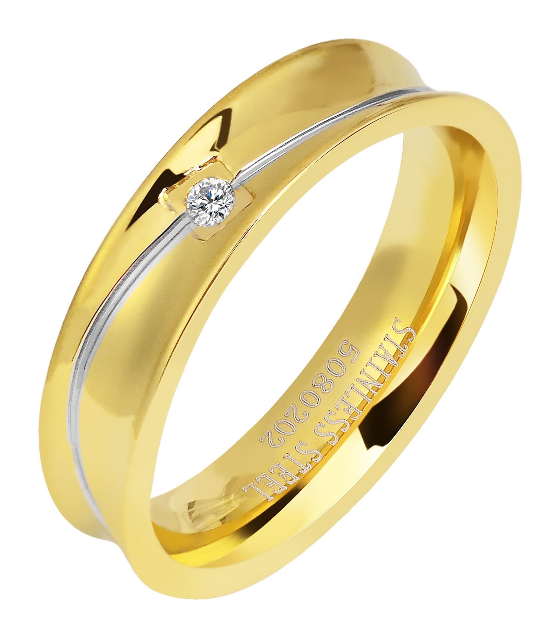 Fingerring Damen Ring aus Edelstahl