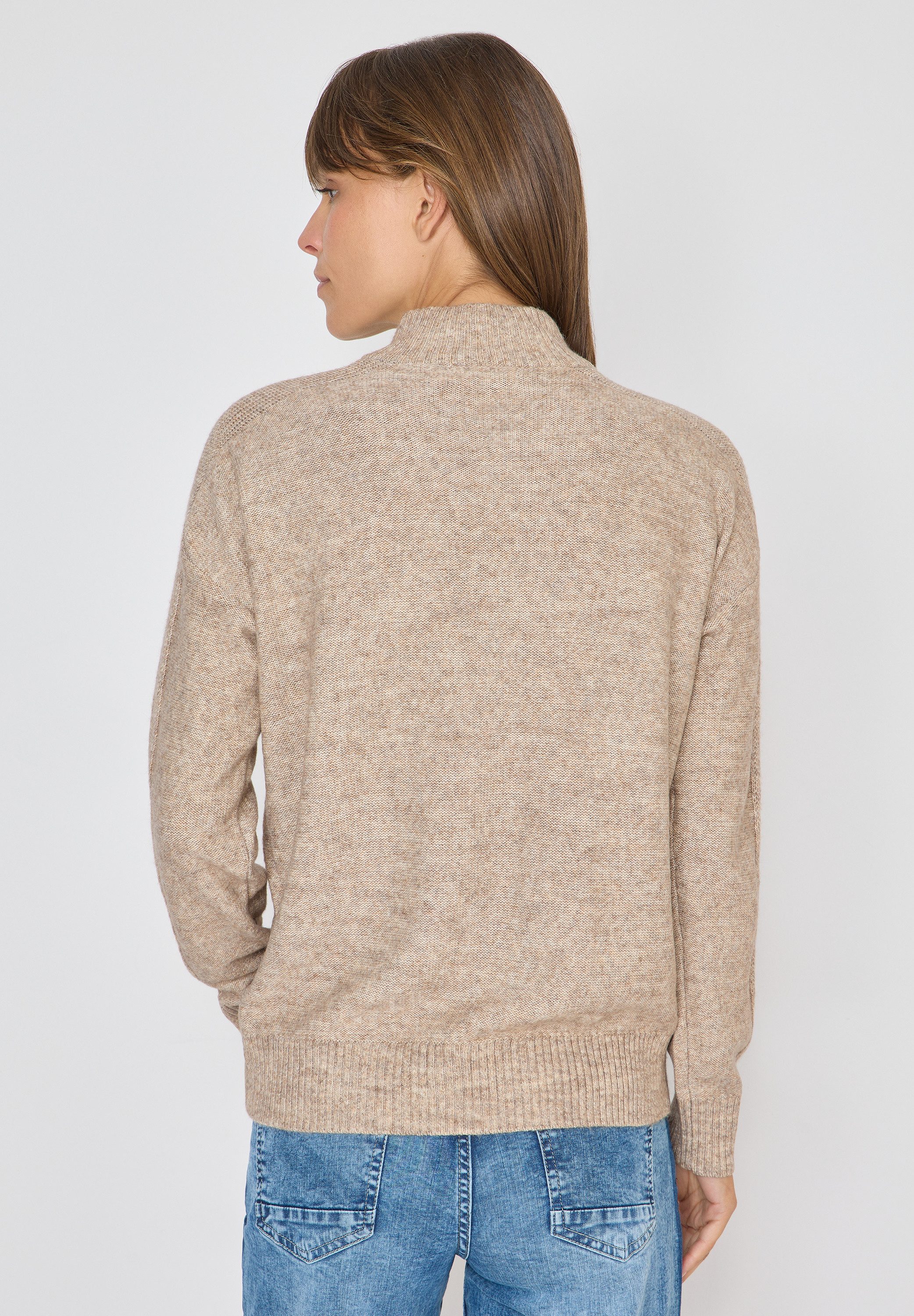 CECIL Strickpullover mit Strick-Detail günstig online kaufen