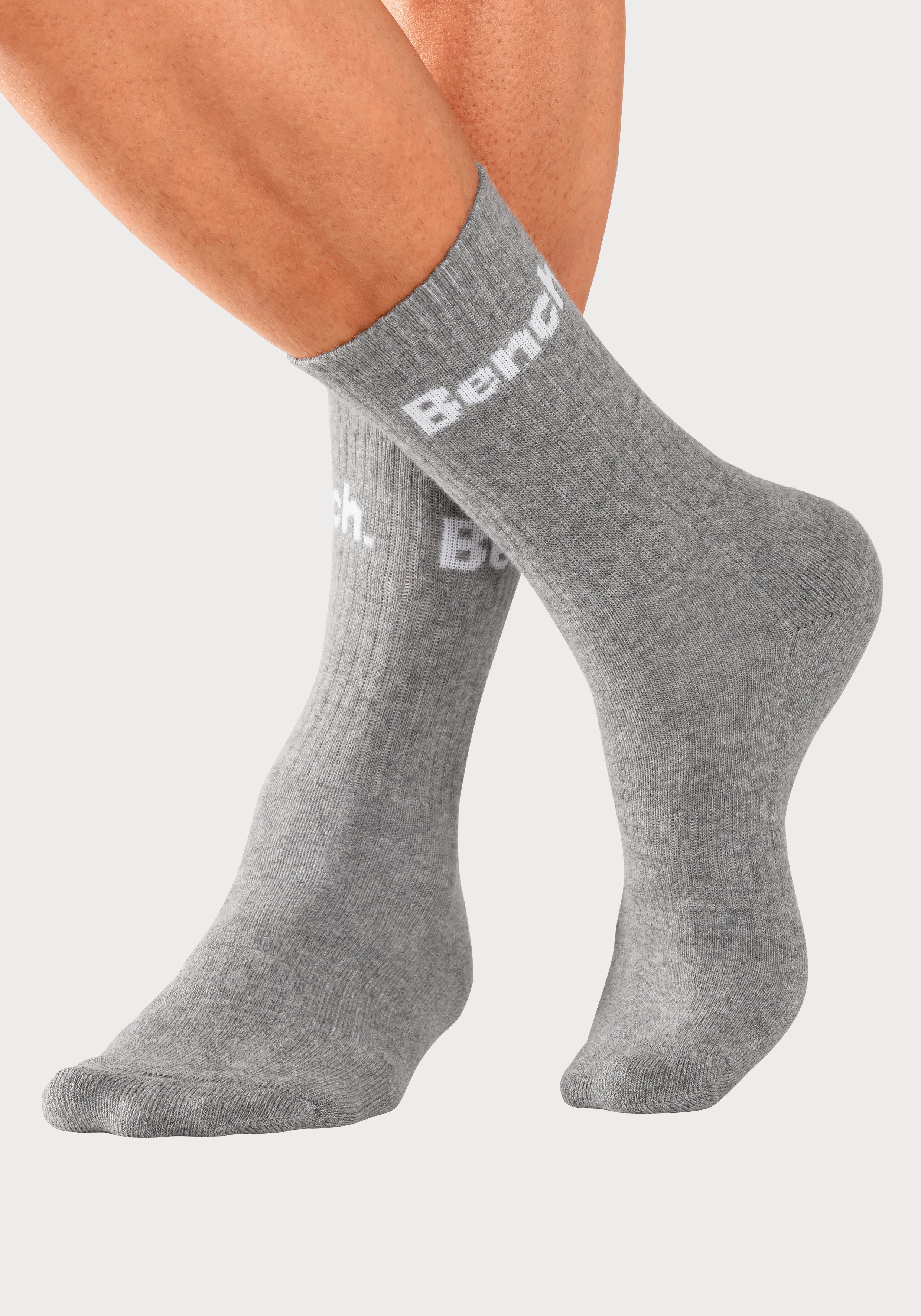 Bench. Tennissocken Damen Herren Sportsocken, Crew Socken (Packung, 6-Paar, Gr. 35-38 bis 47-48) mit Fuß Polsterung – Bild 5 von 5