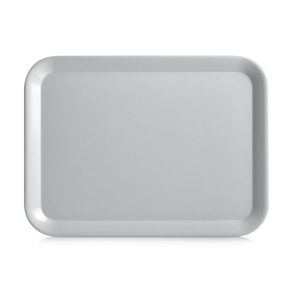 Zeller Present Tablett Serviertablett Kunststoff eckig, Kunststoff, (Stück,  1-tlg), Material: Melamin