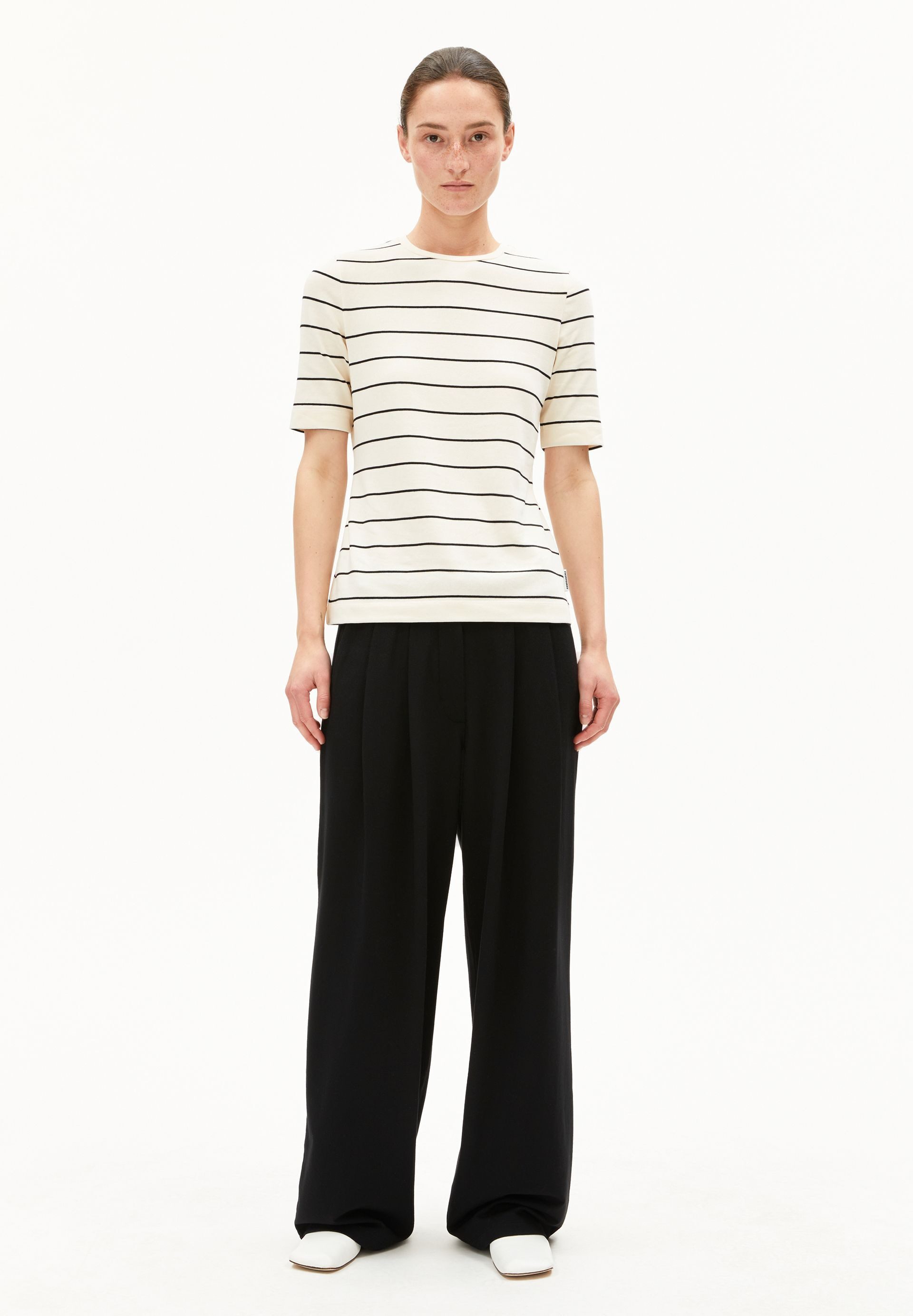 Armedangels T-Shirt JAANISARA FINE STRIPE T-Shirt aus Bio-Baumwoll Mix Slim Fit