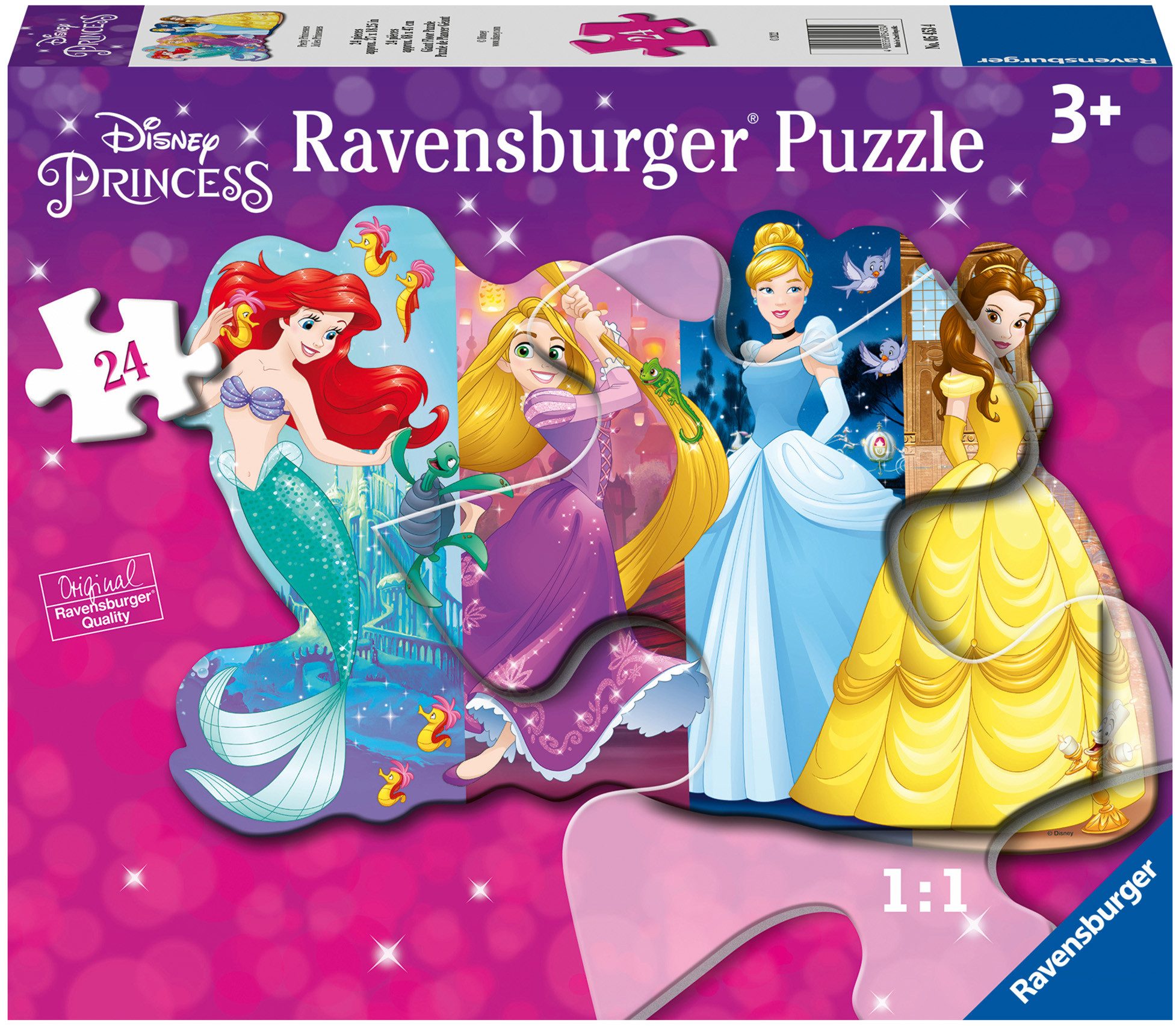 Ravensburger Puzzle Disney Prinzessinnen, Schöne Prinzessinnen, 24 Puzzleteile, Made in Europe
