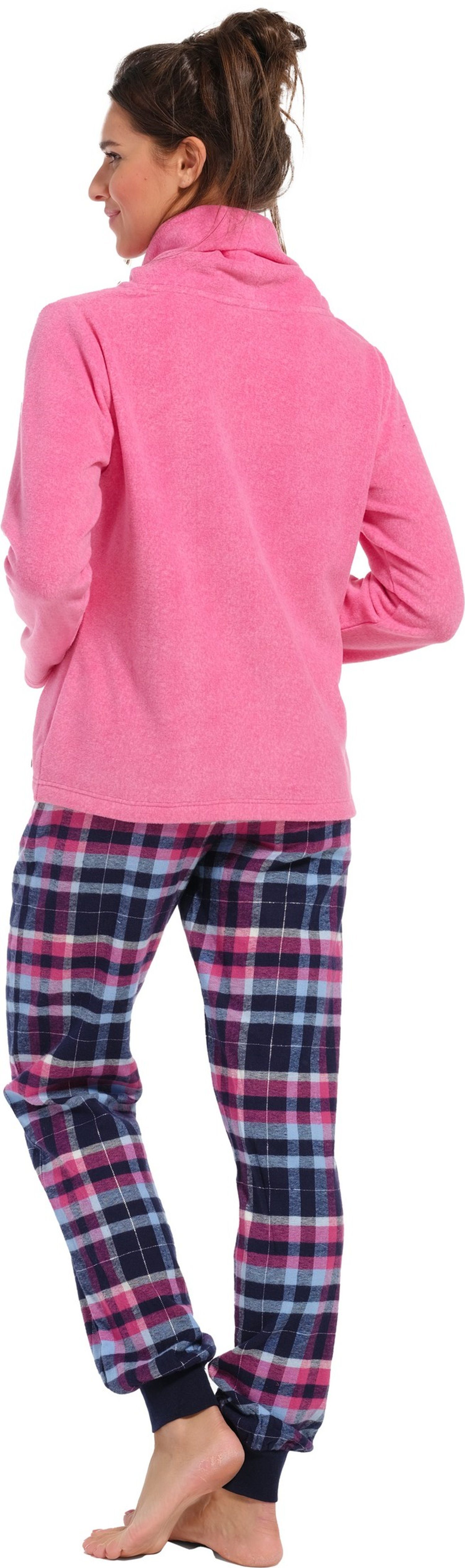 Schlafanzughose Damen (1-tlg) Rebelle Baumwolle Pyjamahose kariert