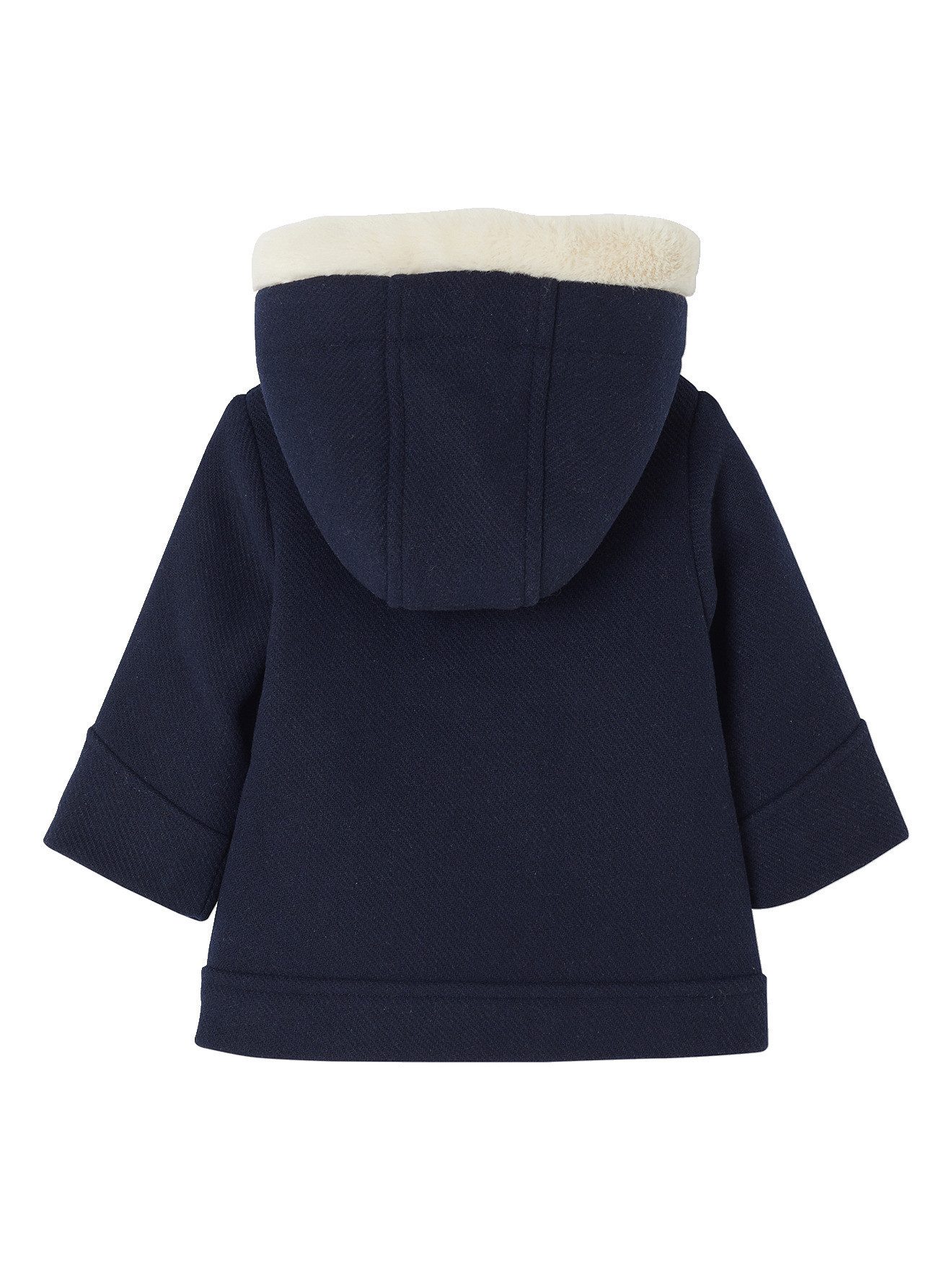 vertbaudet Dufflecoat Mädchen Baby Mantel mit Kapuze