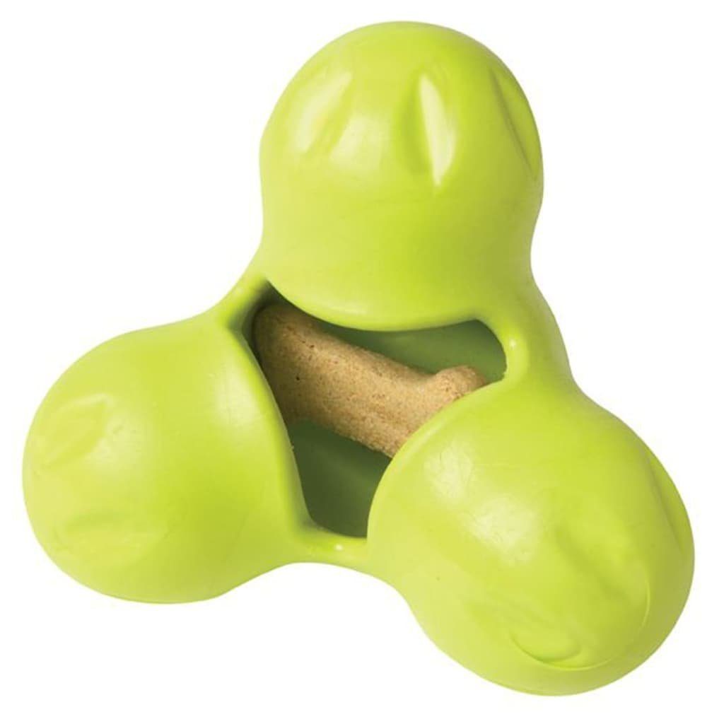 Hundespielzeug mit Apfelgrün Zogoflex Paw S Tux West Hunde-Ballschleuder