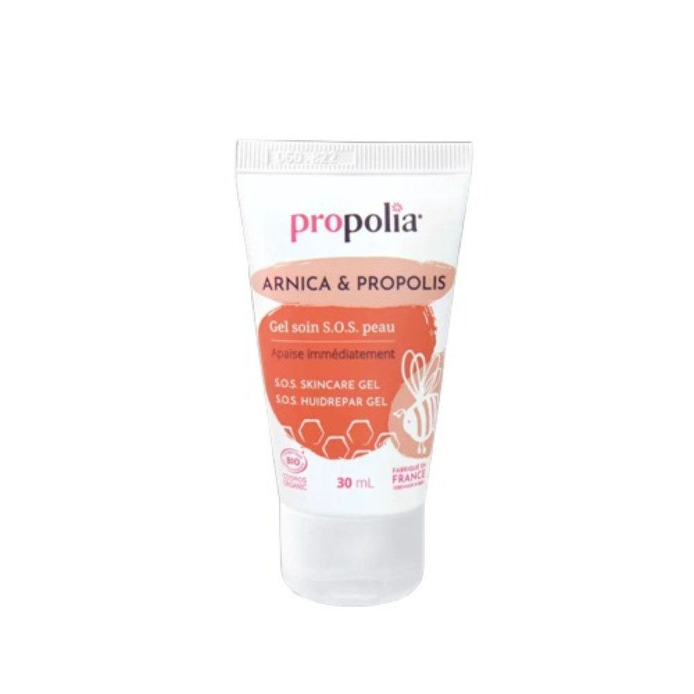 propolia Hautpflegegel SOS Skin Care Gel Propolis & Arnica für Prellungen & Hautregeneration, 1-tlg., Natürliches Wundpflege Gel mit Arnica & Propolis- beruhigt Haut sofort