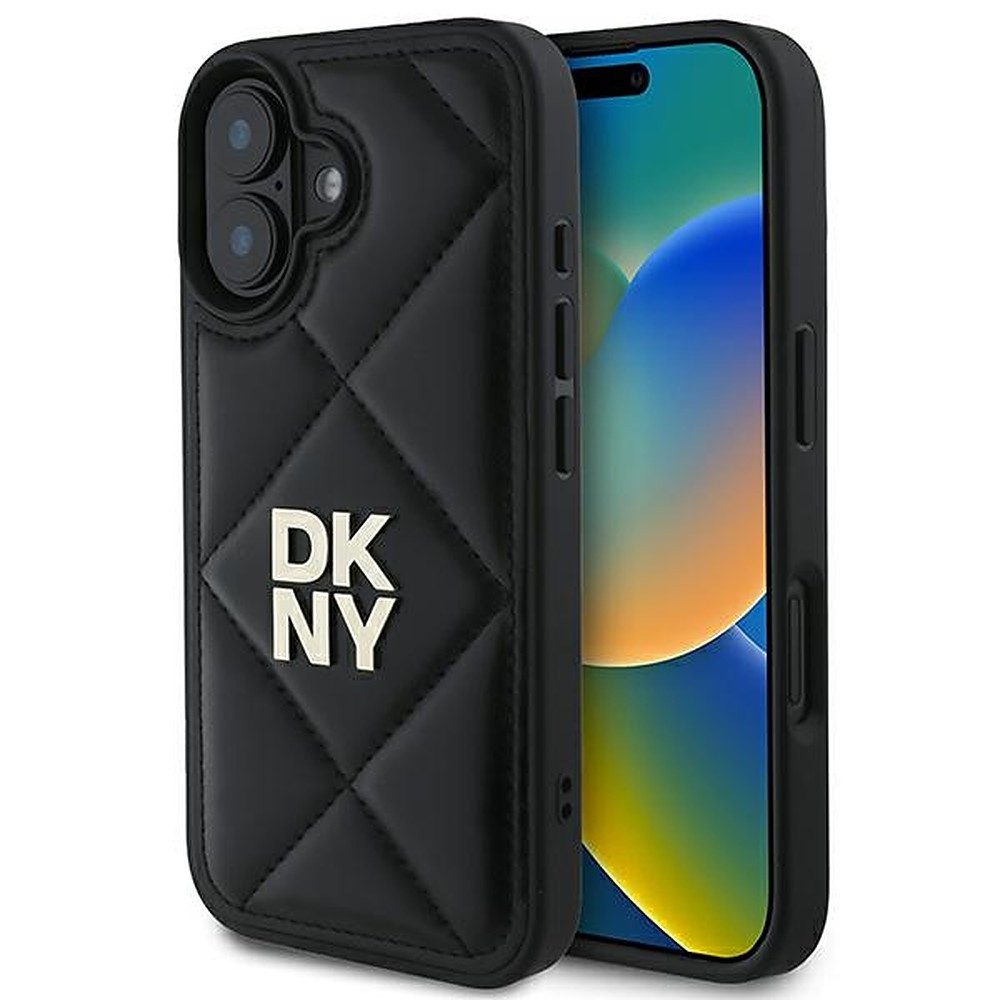 DKNY Handyhülle Gesteppte Schutzhülle, DKNY Logo, gestepptes Rautenmuster, edles Design