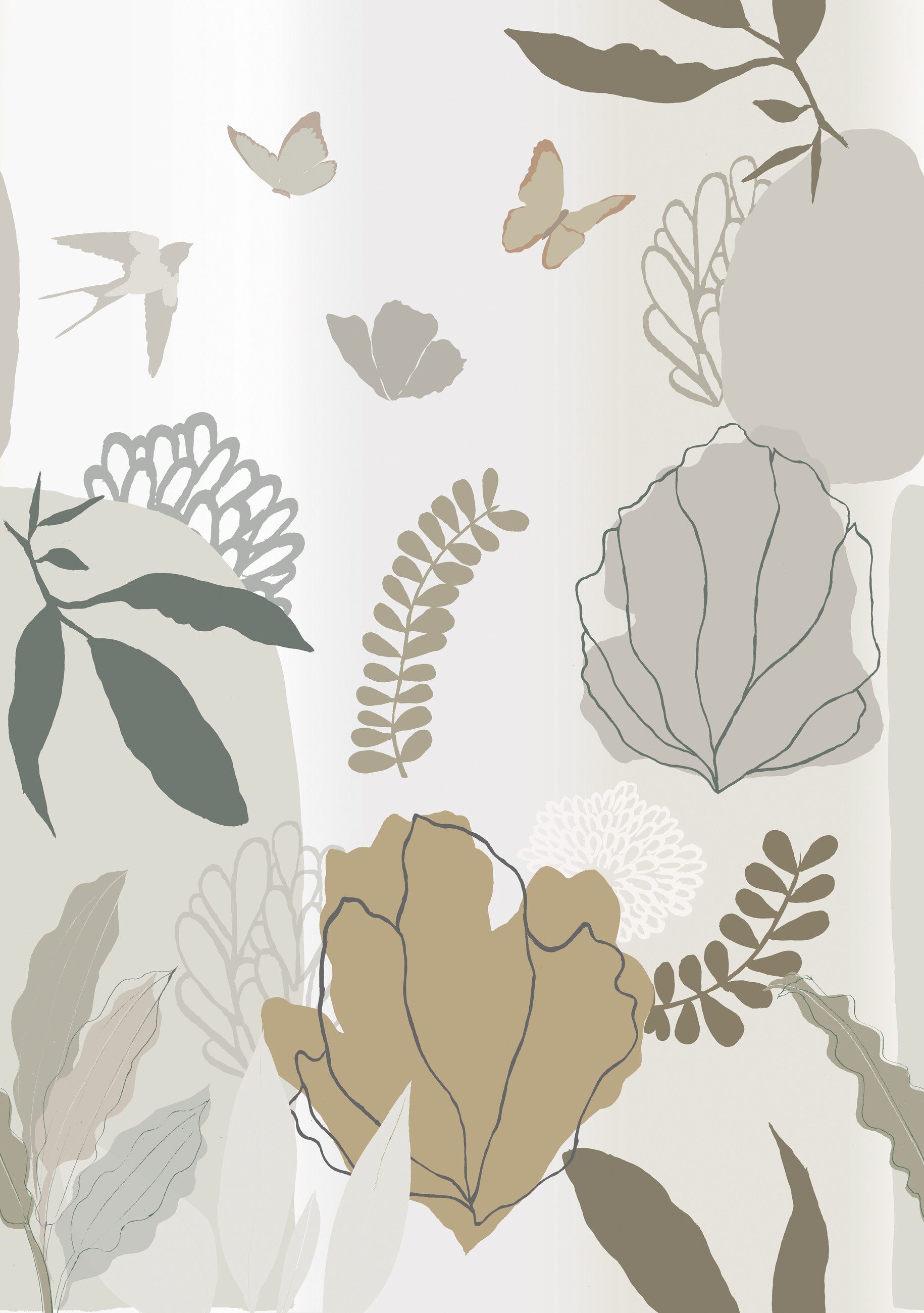 Fototapete Florine in Grün, Roomblush - RB325