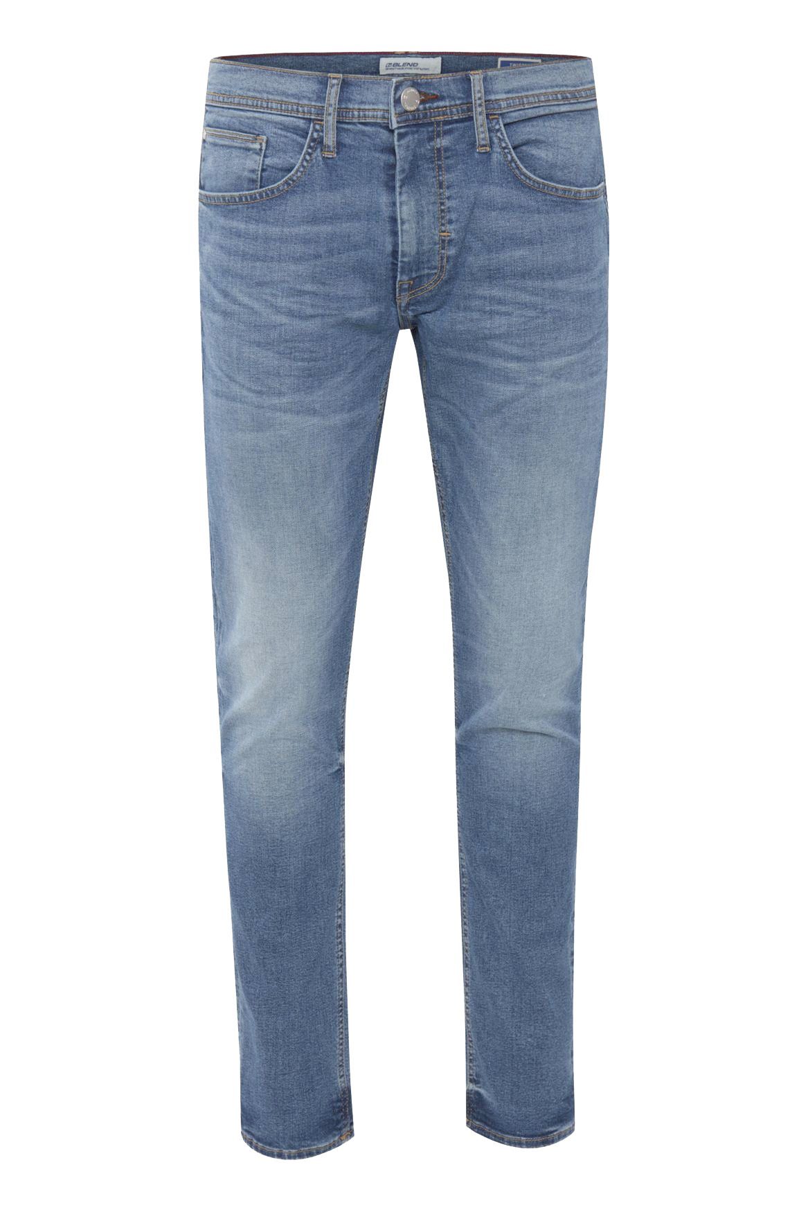Blend Slim-fit-Jeans Slim Fit Jeans Basic Hose Denim Pants TWISTER FIT 5031 in Blau