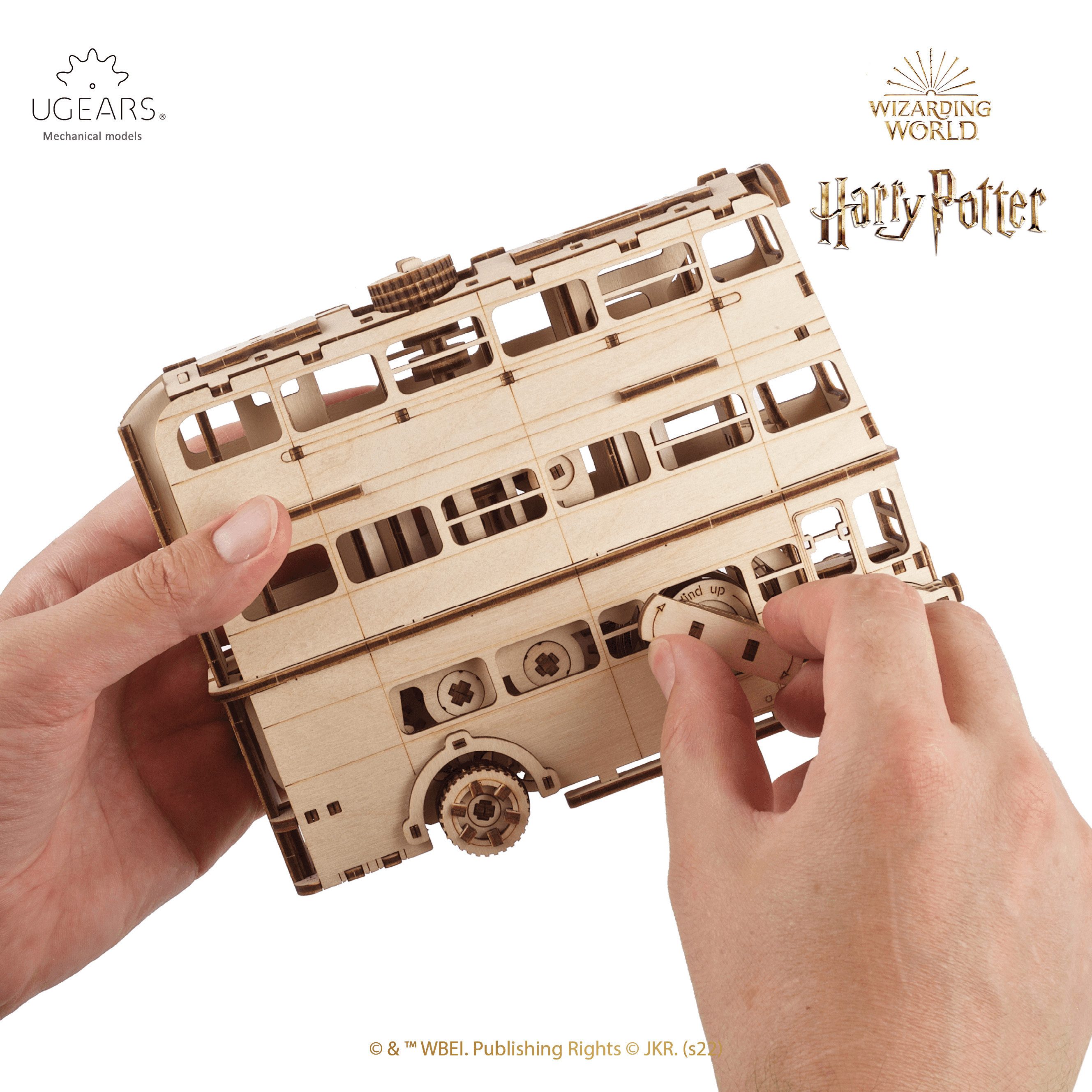 UGEARS Modellbausatz Knight Bus Harry Potter aus Holz, (268-tlg)